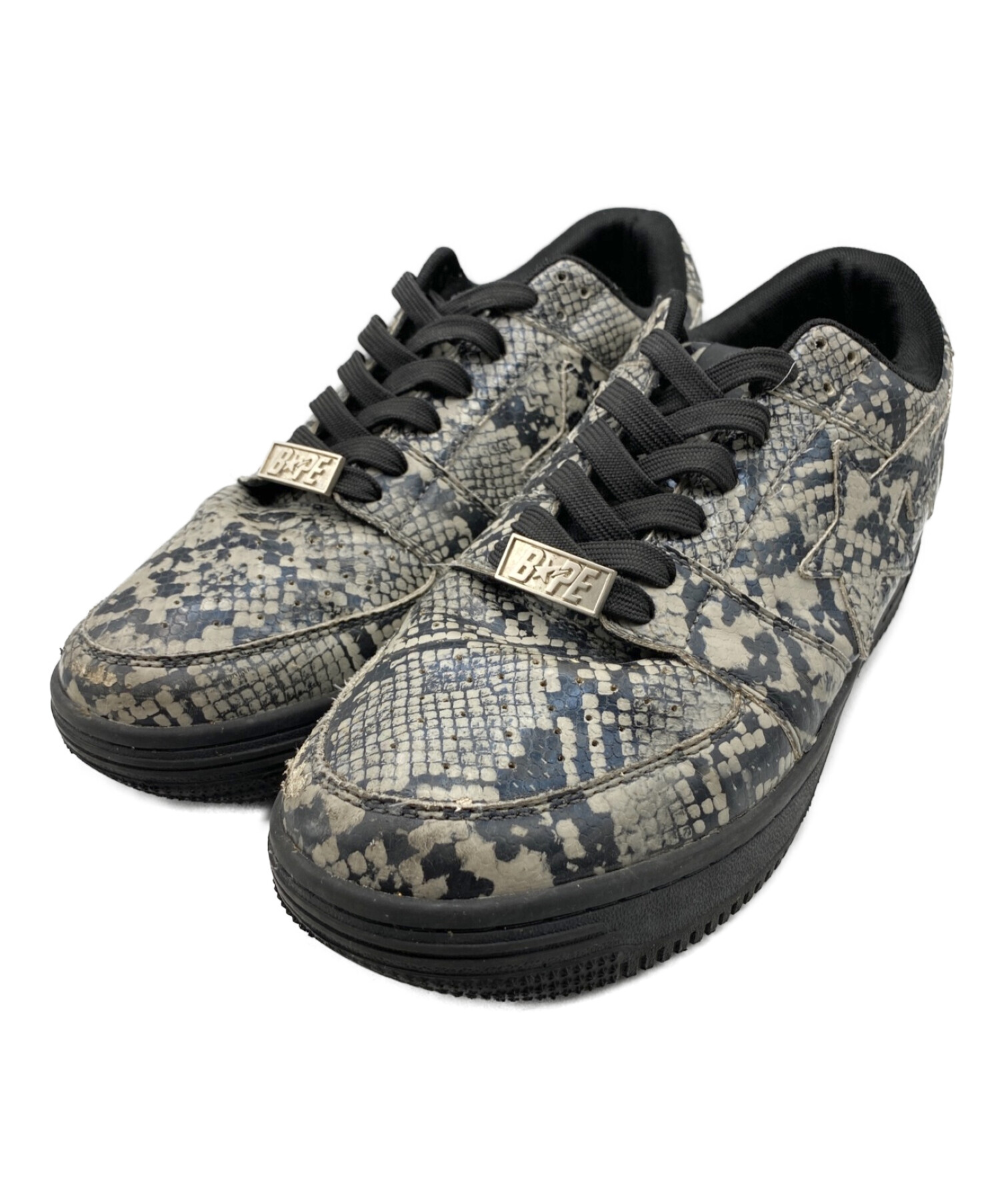 中古・古着通販】A BATHING APE (エイプ) PYTHON BAPE STA LOW グレー