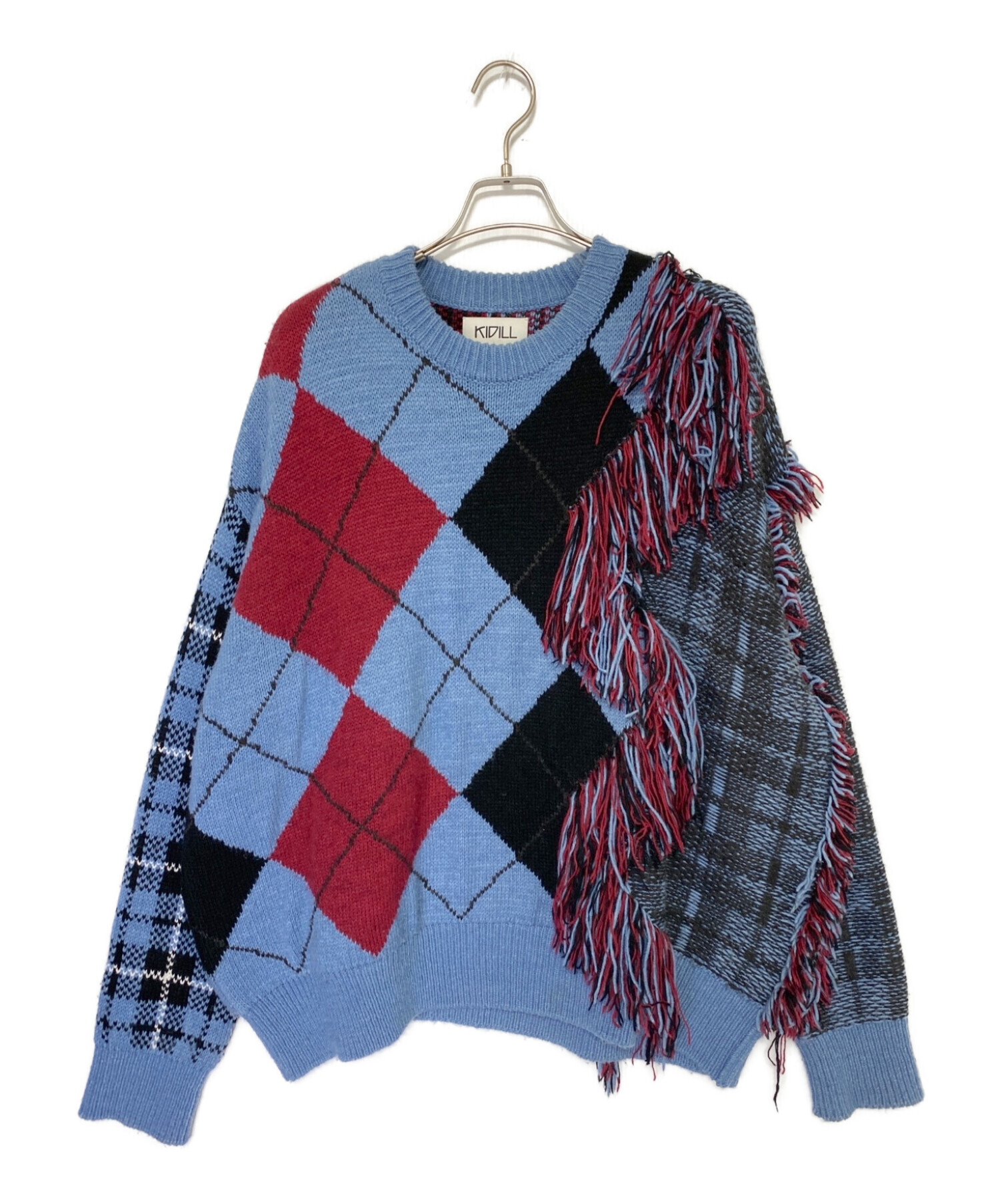 中古・古着通販】KIDILL (キディル) Destroy Argyle Tartan Pullover ...