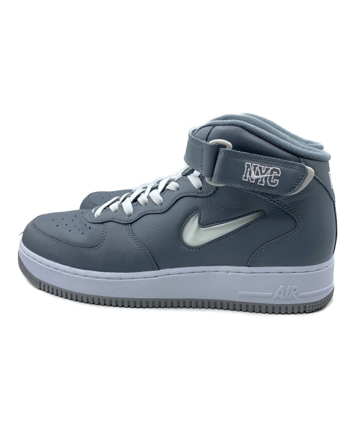 中古・古着通販】NIKE (ナイキ) AIR FORCE 1 MID NYC Cool Grey グレー