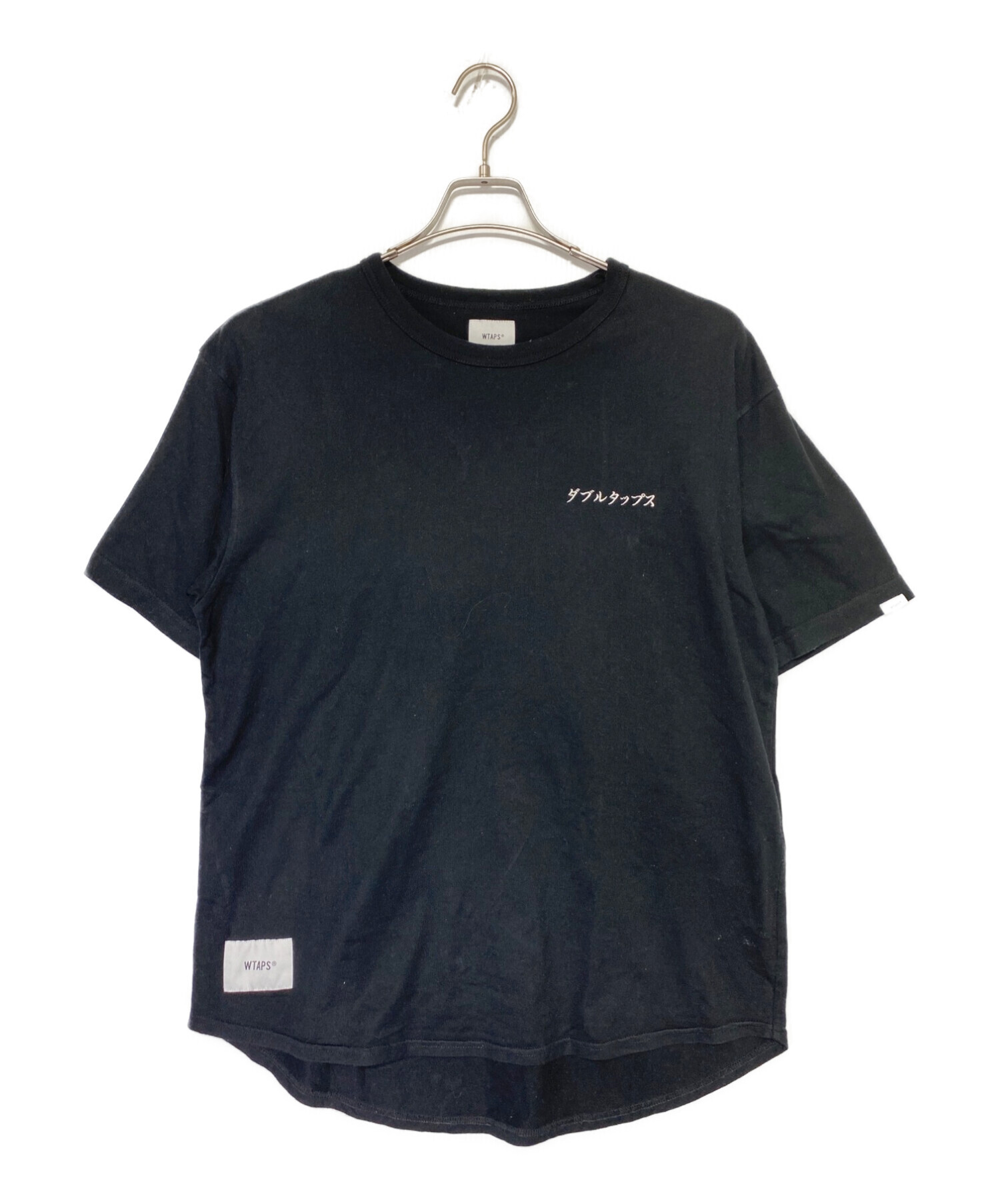 WTAPS (ダブルタップス) Tシャツ ブラック サイズ:X02