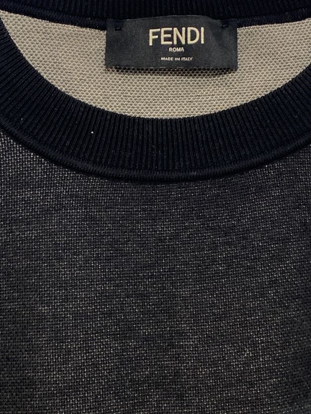 中古・古着通販】FENDI (フェンディ) Girocollo Shaded Logo Knit ...