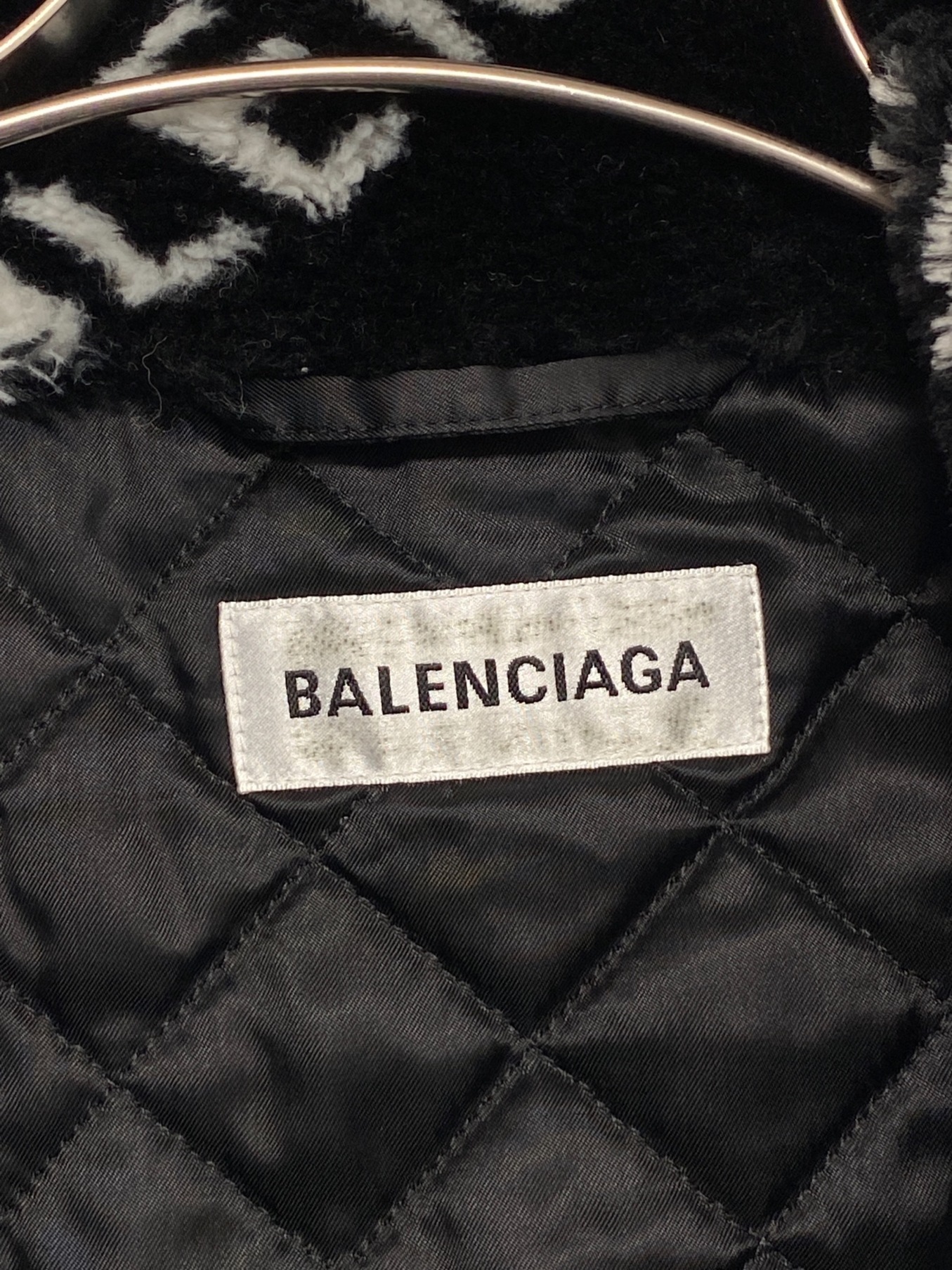 中古・古着通販】BALENCIAGA (バレンシアガ) ボアジャケット ブラック