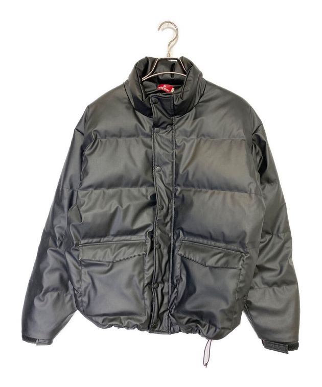 中古・古着通販】HELLRAZOR (ヘルレイザー) FAUX LEATHER DOWN JACKET ブラック サイズ:L｜ブランド・古着通販  トレファク公式【TREFAC FASHION】スマホサイト