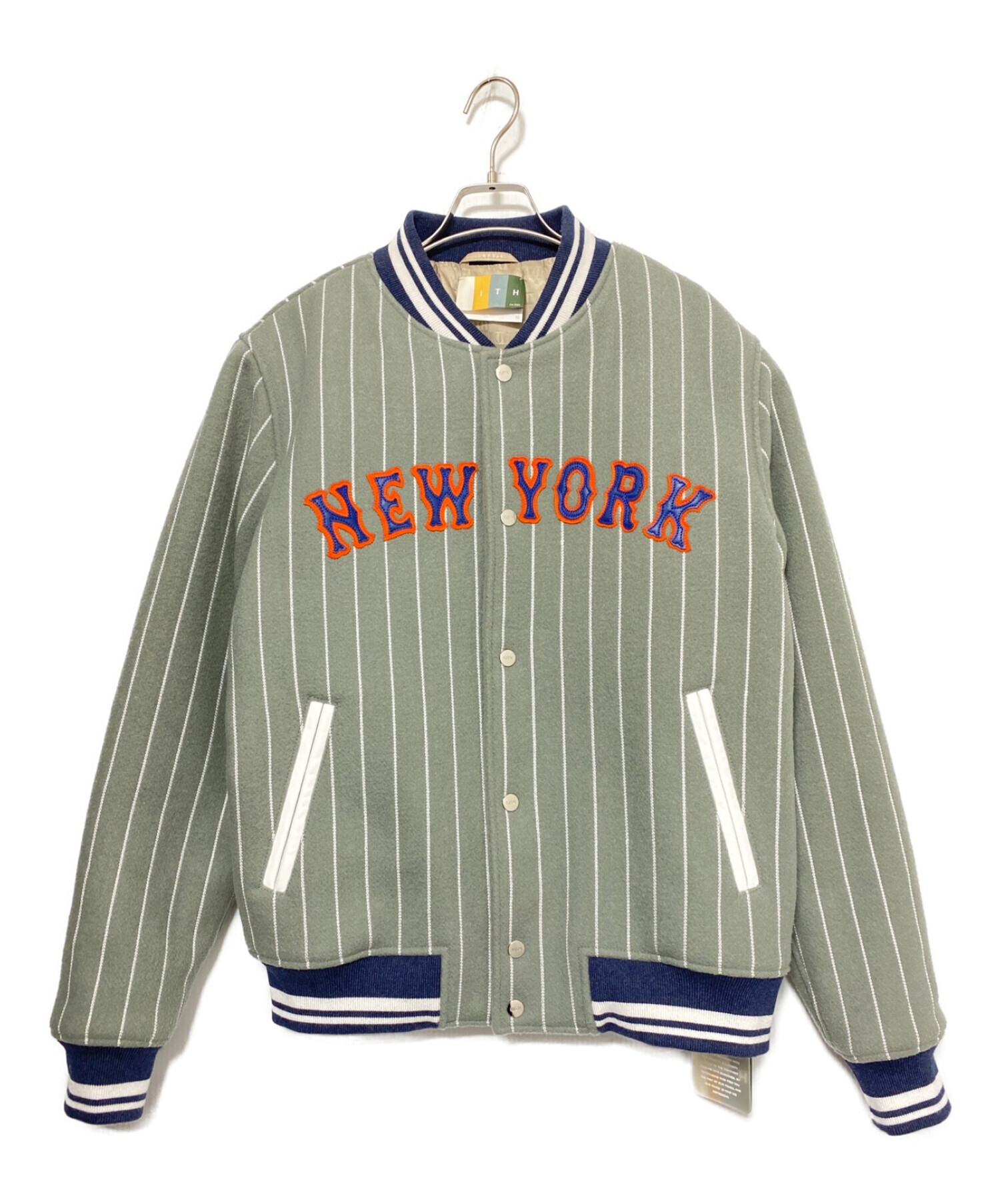 KITH (キス) New York Mets Wool Bomber Jacket グレー サイズ:M