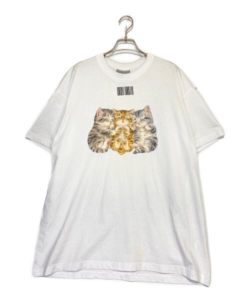 通販超高品質 Vtmnts Cat Tee キャット 猫 Tシャツ Vetements - トップス