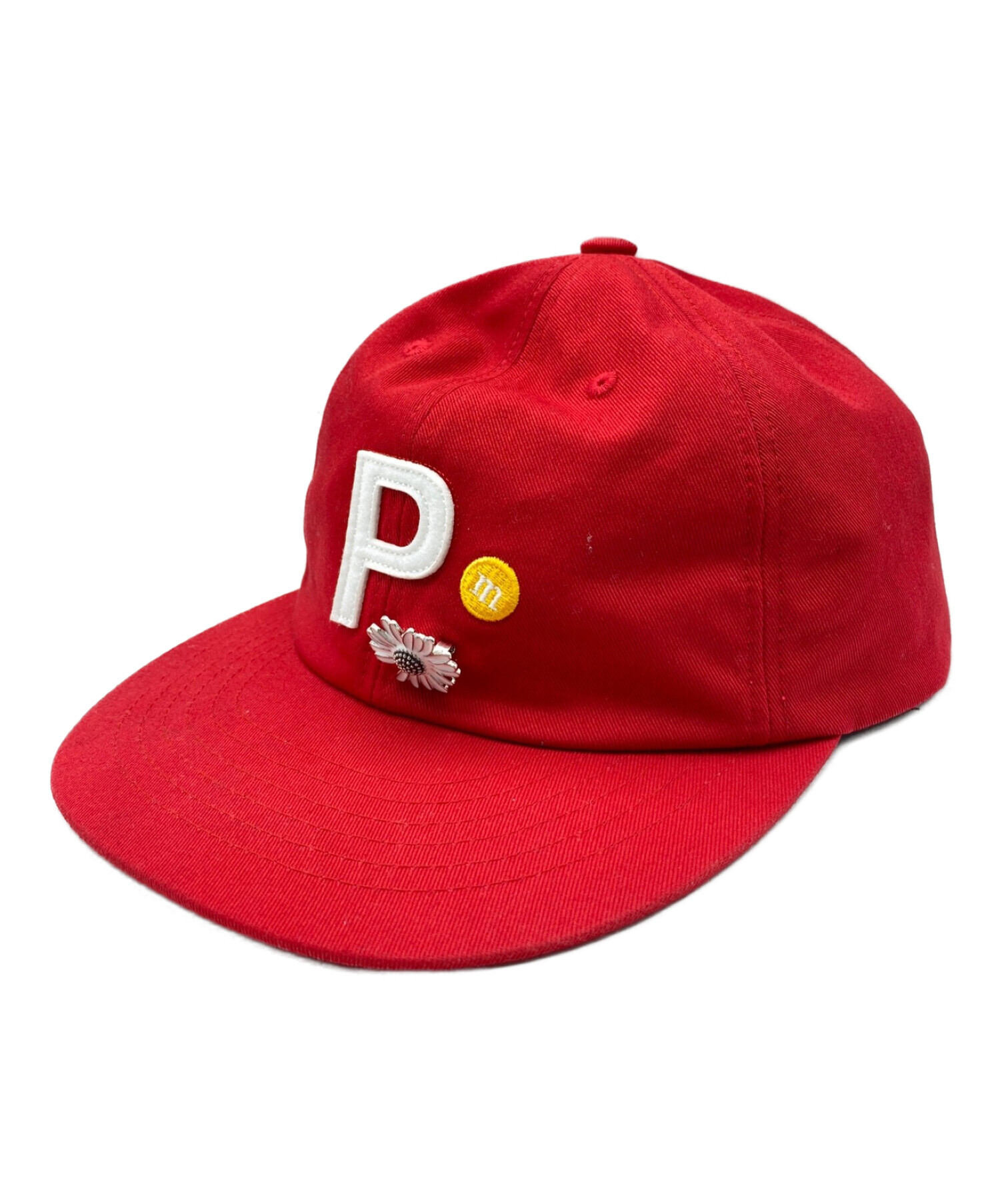 帽子PEACEMINUSONE PMO COTTON CAP #4 RED - キャップ