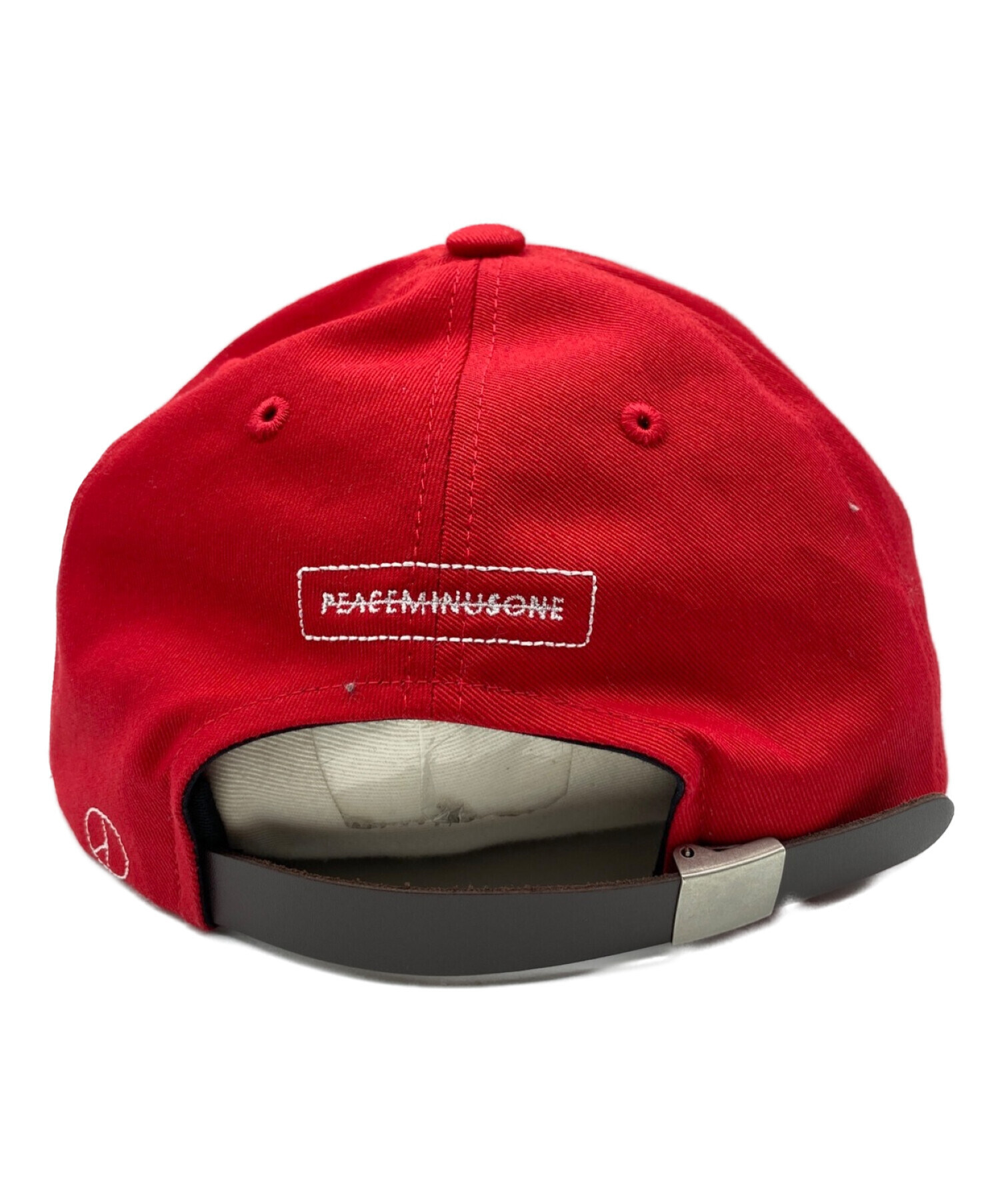 PEACEMINUSONE PMO COTTON CAP #4 RED