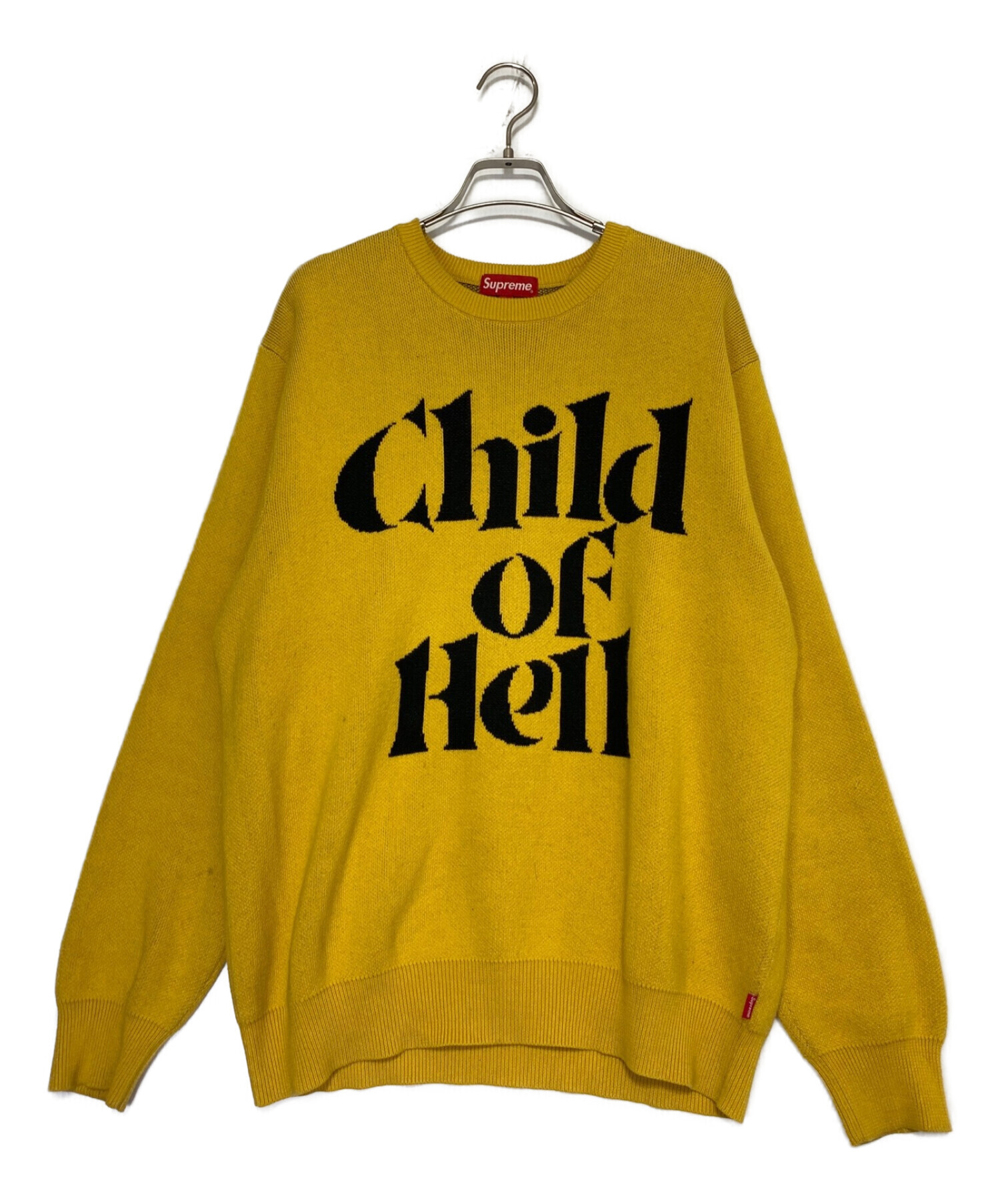 SUPREME (シュプリーム) Child Of Hell Sweater イエロー サイズ:M