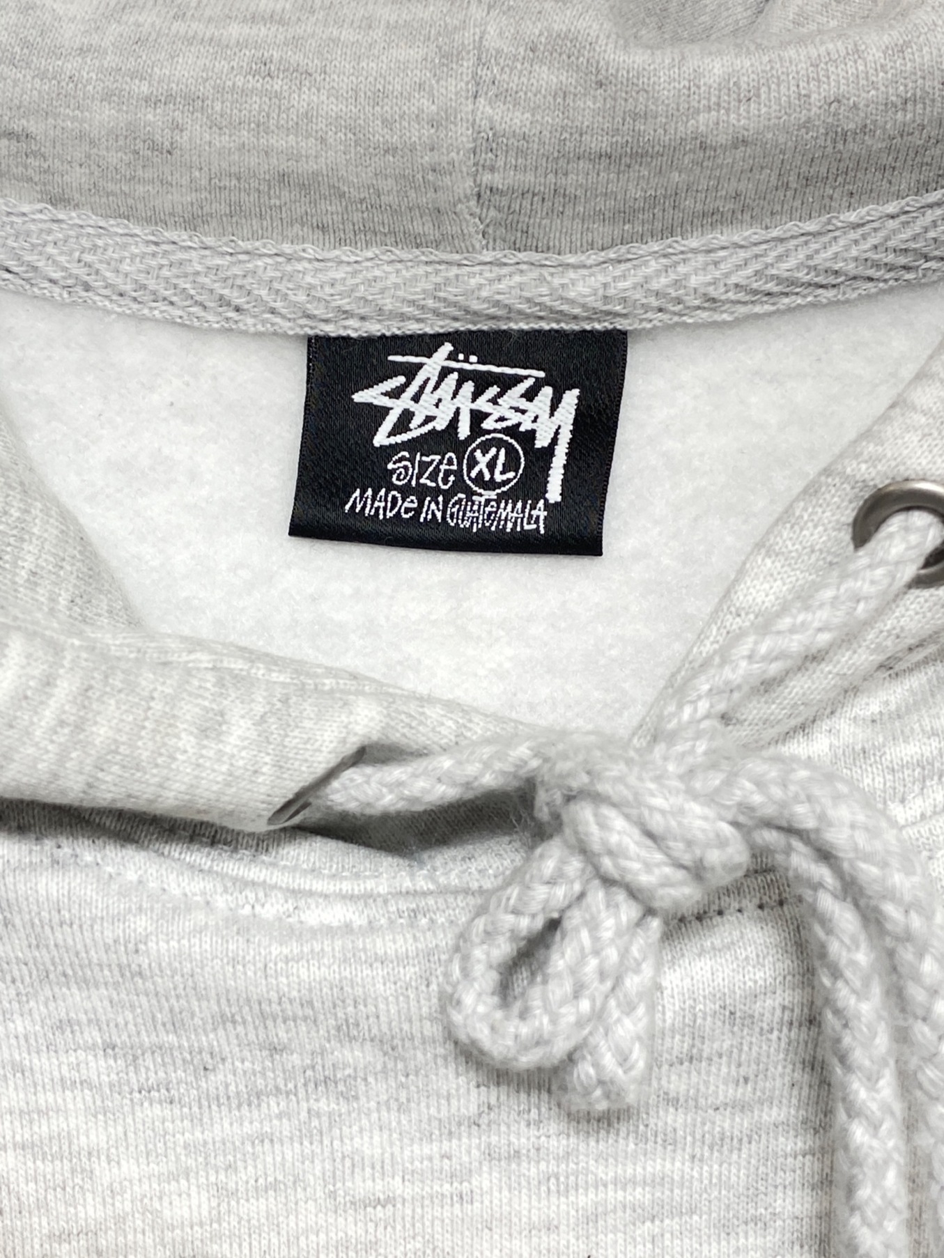 stussy (ステューシー) AMEX HOODIE ライトグレー サイズ:XL