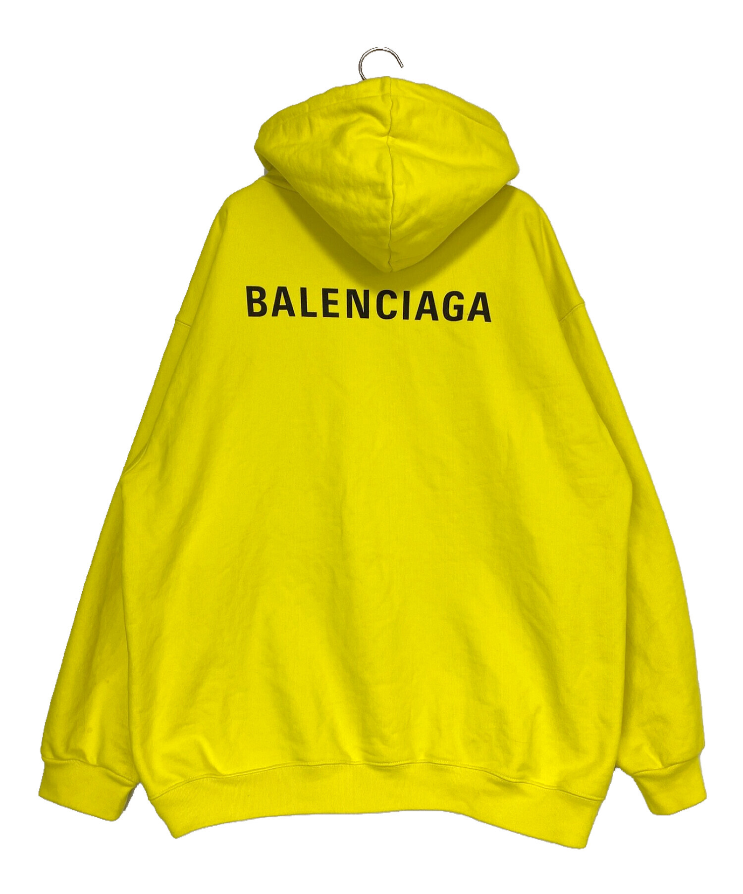 BALENCIAGA (バレンシアガ) Medium Fit Hoodie イエロー サイズ:XXL