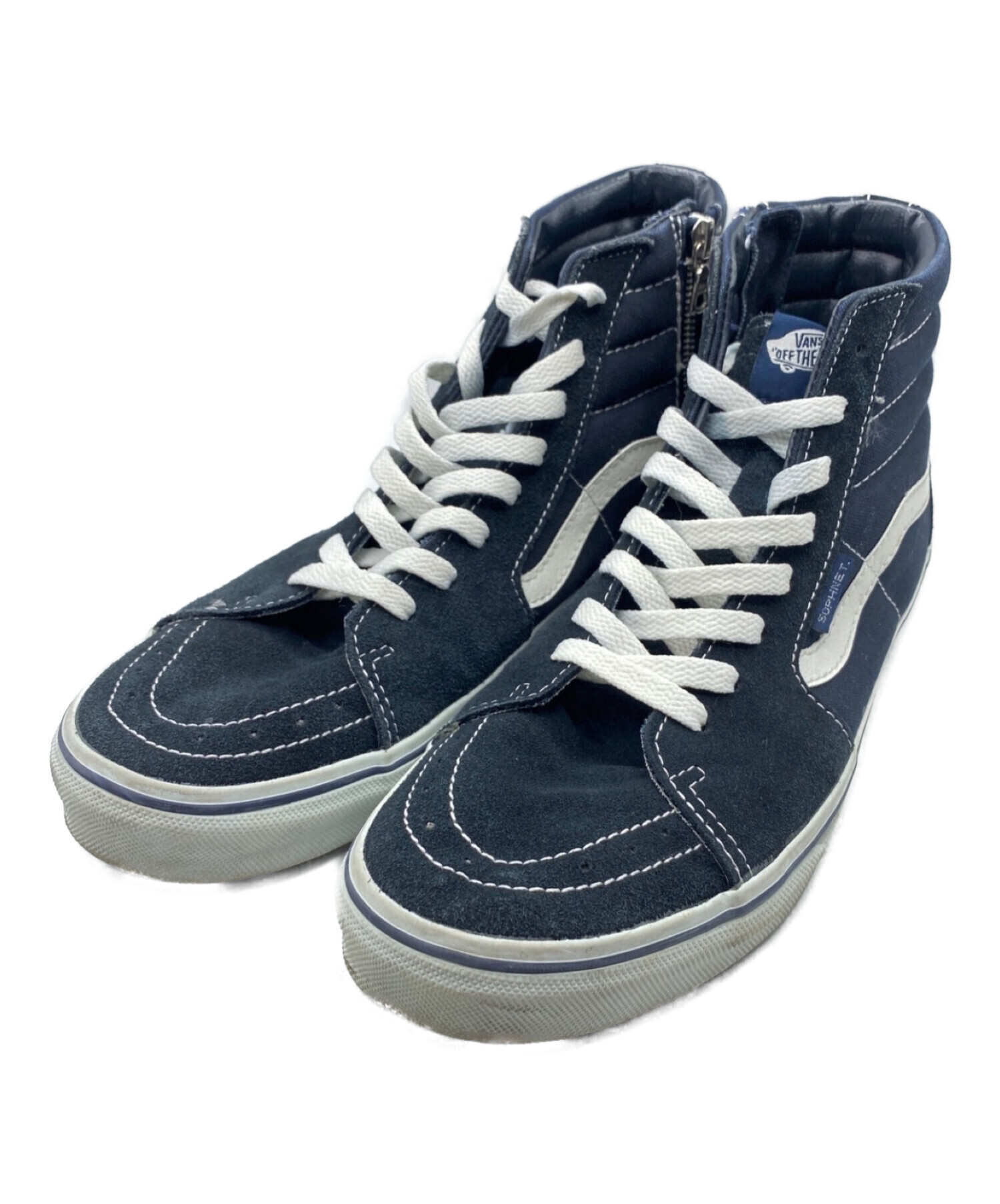 VANS (バンズ) SK8-Hi ZIP ネイビー サイズ:27.5