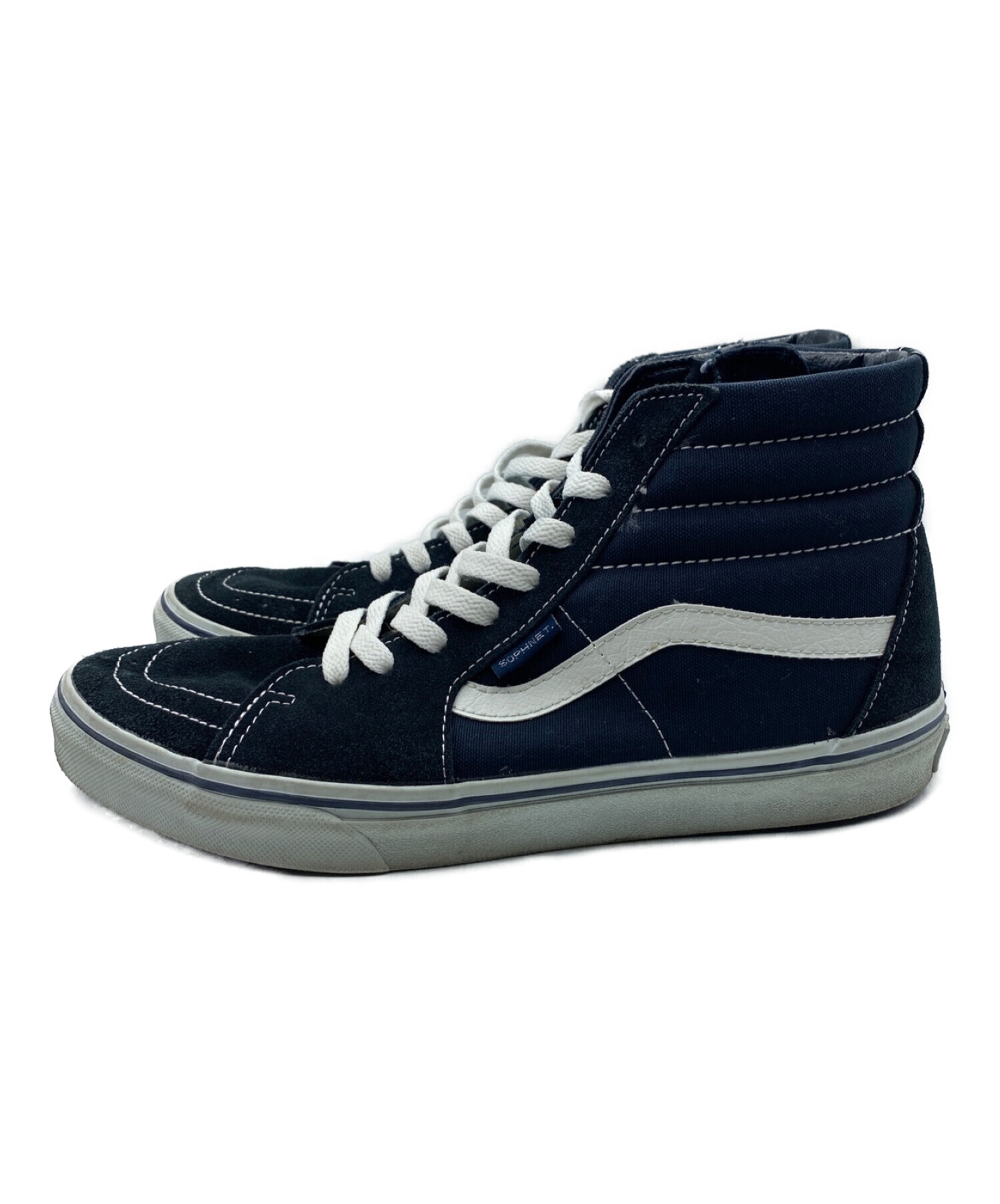 中古・古着通販】VANS (バンズ) SK8-Hi ZIP ネイビー サイズ:27.5