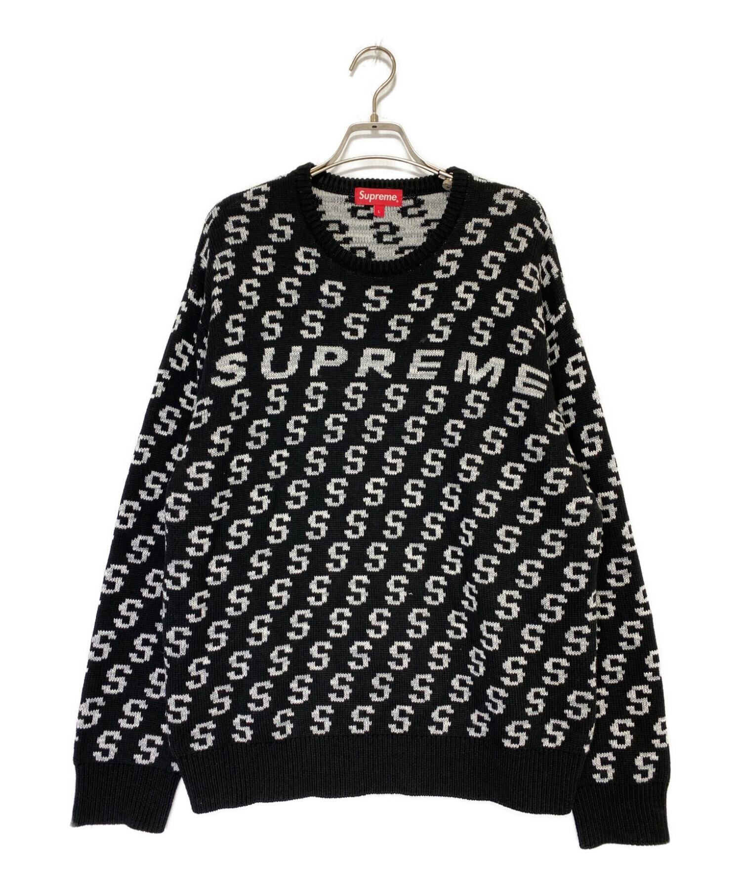 SUPREME (シュプリーム) S Repeat Sweater ブラック サイズ:L