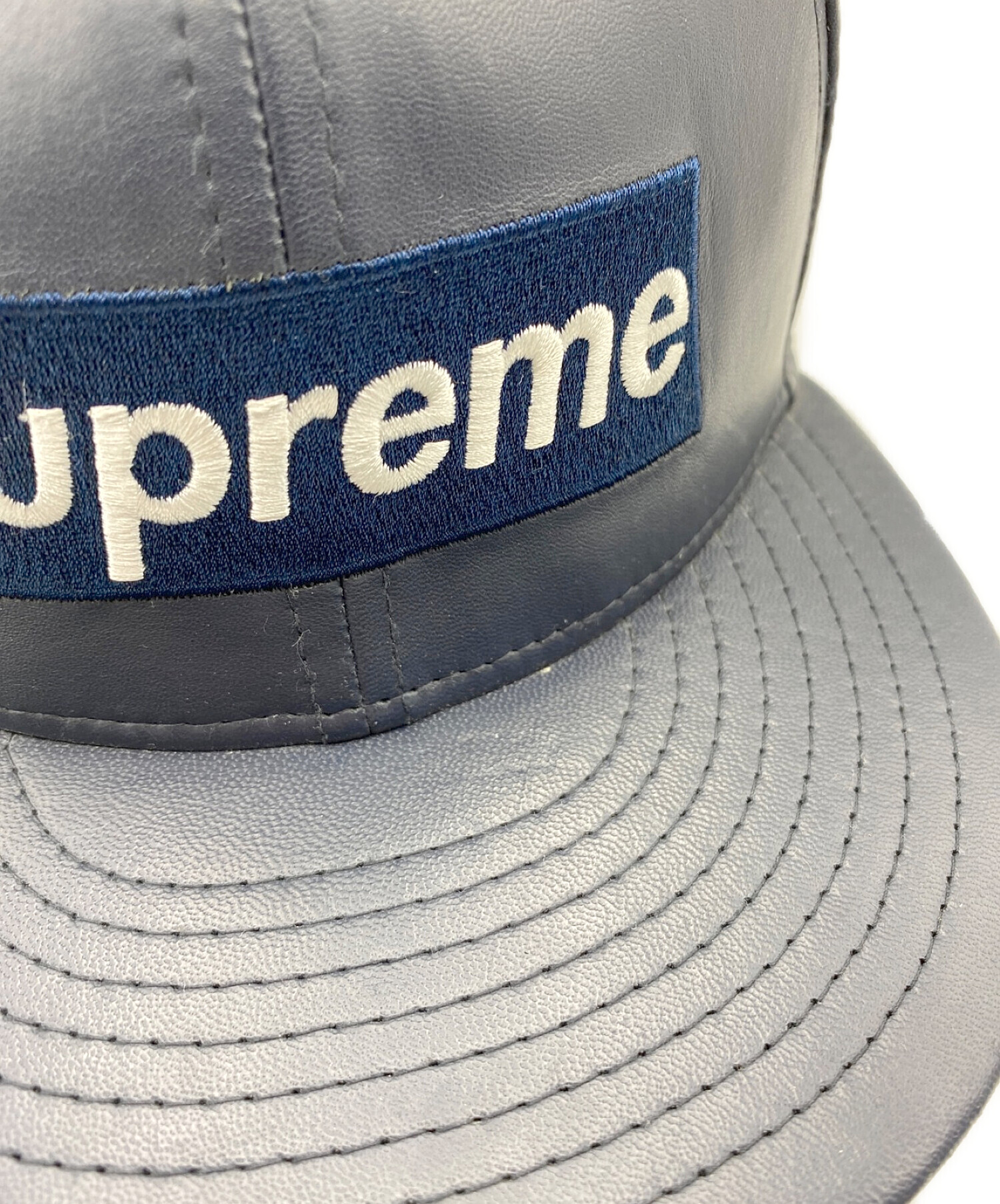 中古・古着通販】SUPREME (シュプリーム) Leather Box Logo New Era