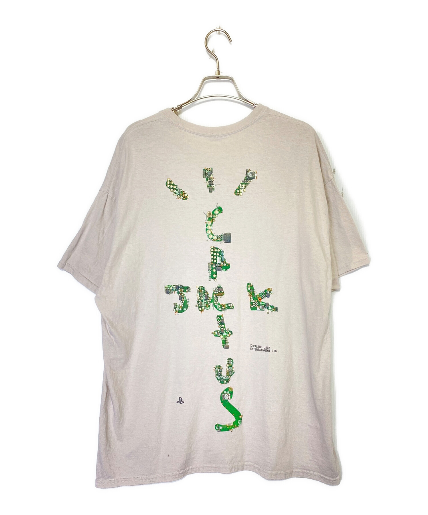 cactus jack (カクタス ジャック) Motherboard Logo II Tシャツ グレー サイズ:L