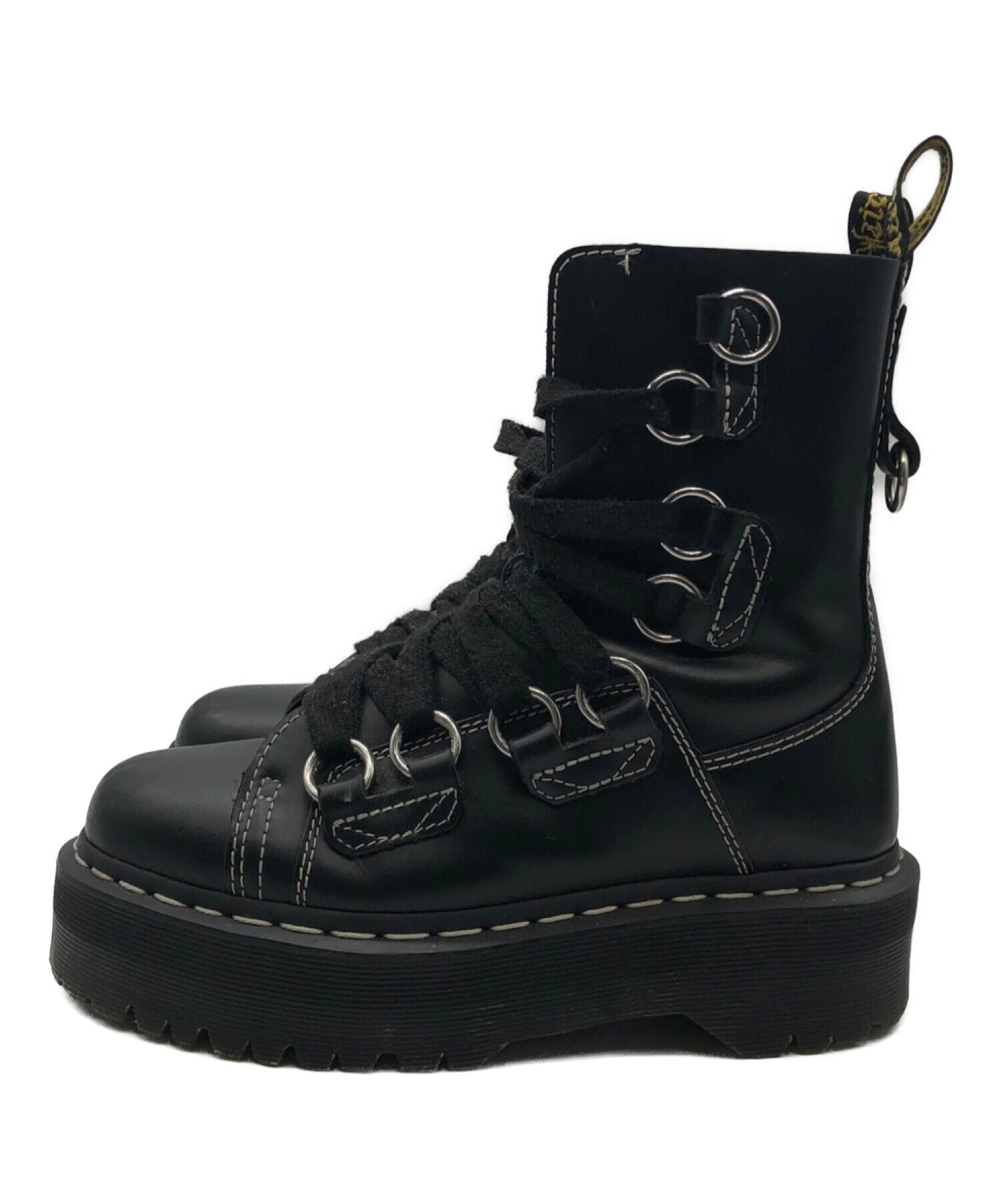 Dr.Martens (ドクターマーチン) JADON QUAD リングブーツ ブラック サイズ:6