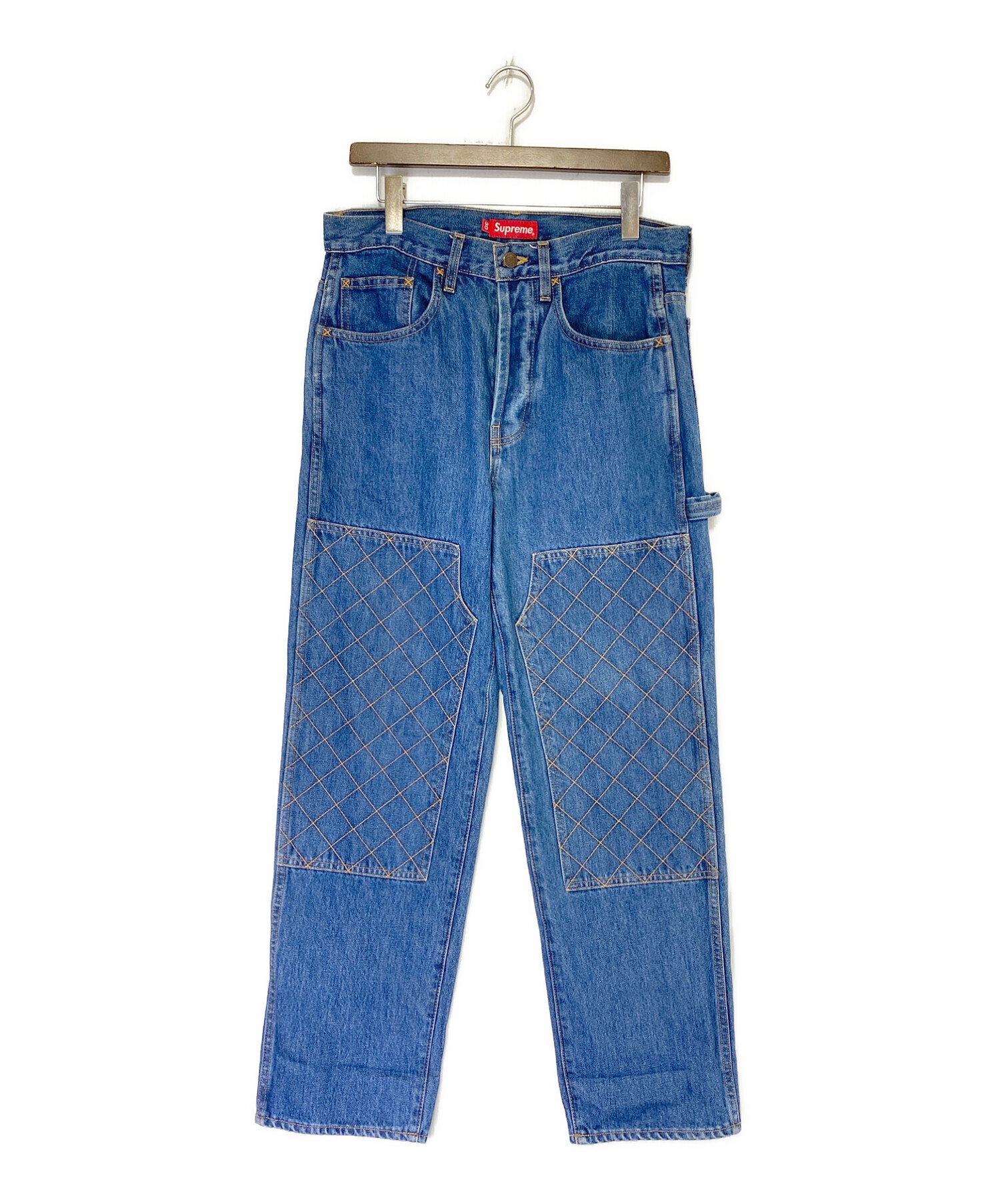 SUPREME (シュプリーム) Diamond Stitch Carpenter Jean インディゴ サイズ:SIZE 30