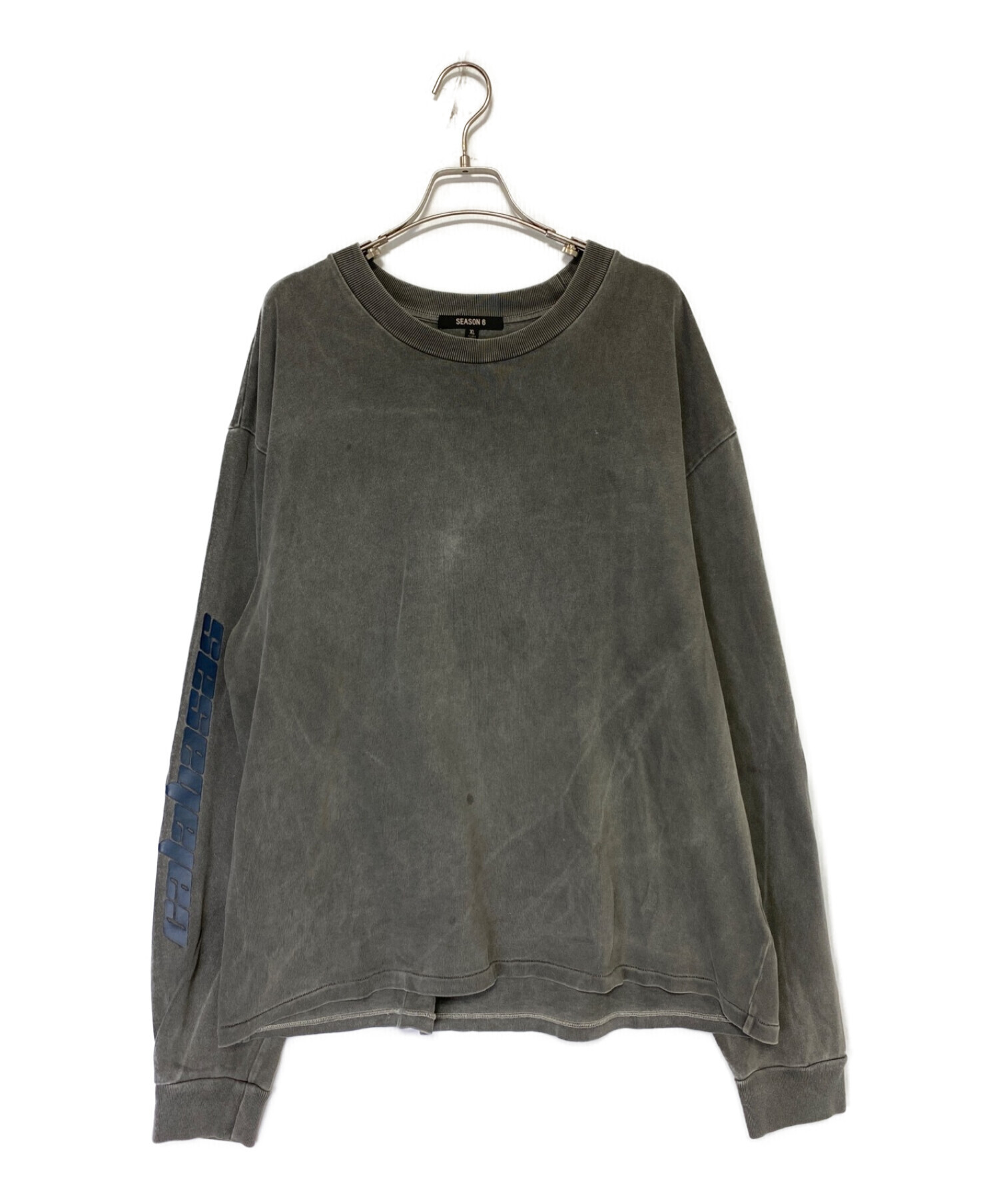 中古・古着通販】YEEZY SEASON6 (イージーシーズン6) 長袖Tシャツ グレー サイズ:XL｜ブランド・古着通販  トレファク公式【TREFAC FASHION】スマホサイト