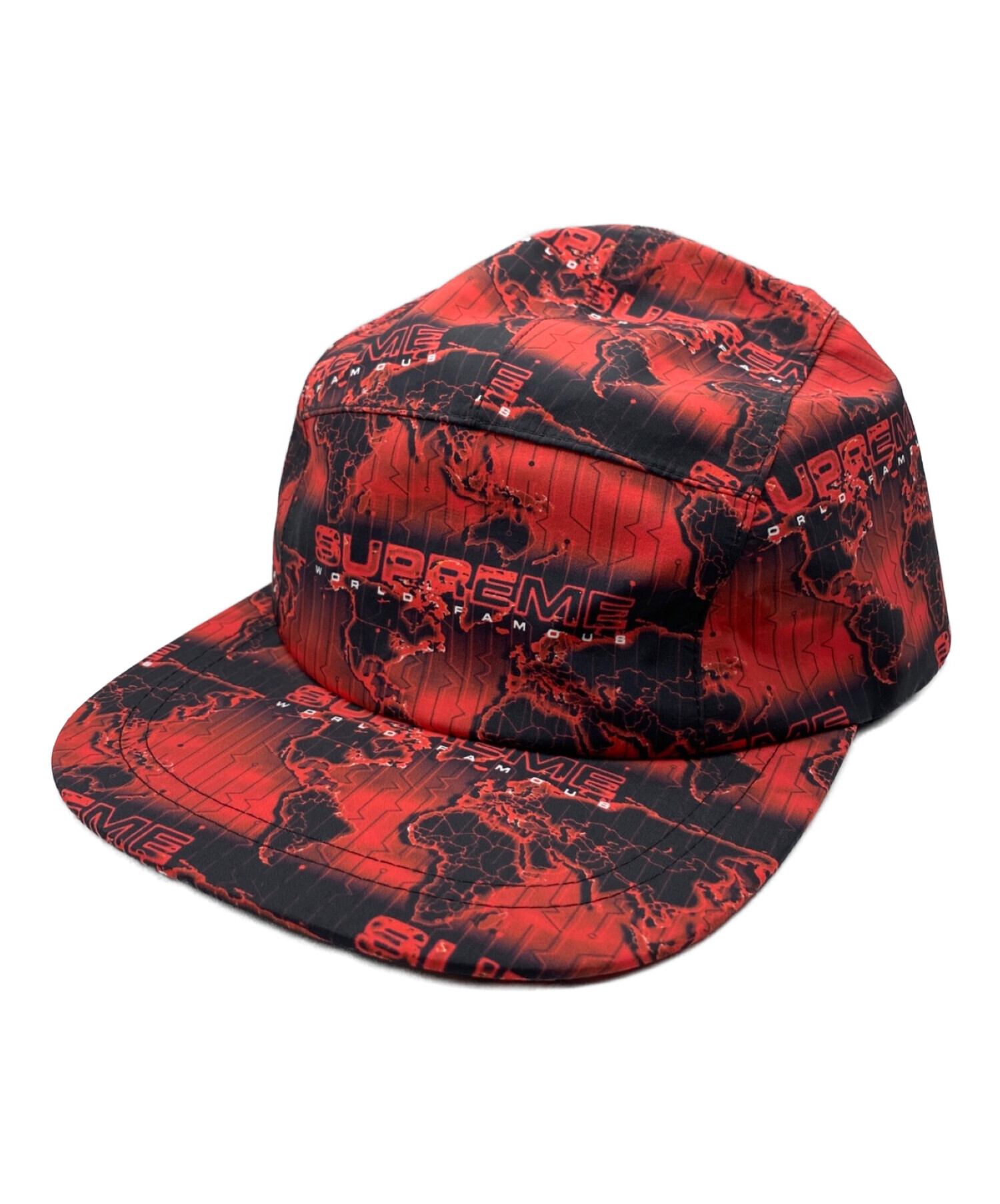 SUPREME (シュプリーム) World Famous Taped Seam Camp Cap レッド サイズ:-