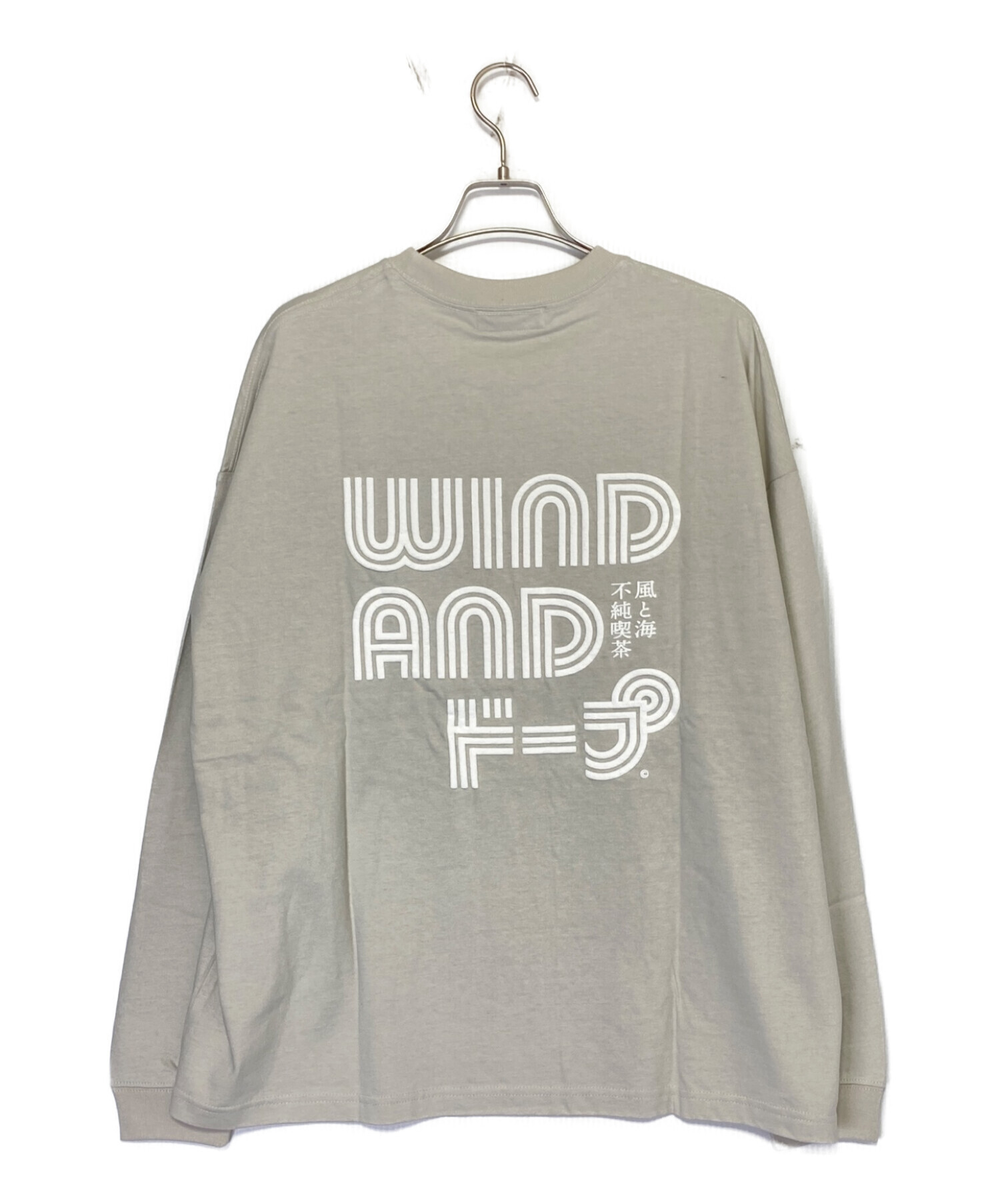 WIND AND SEA (ウィンダンシー) L/S Tee ライトグレー サイズ:S 未使用品