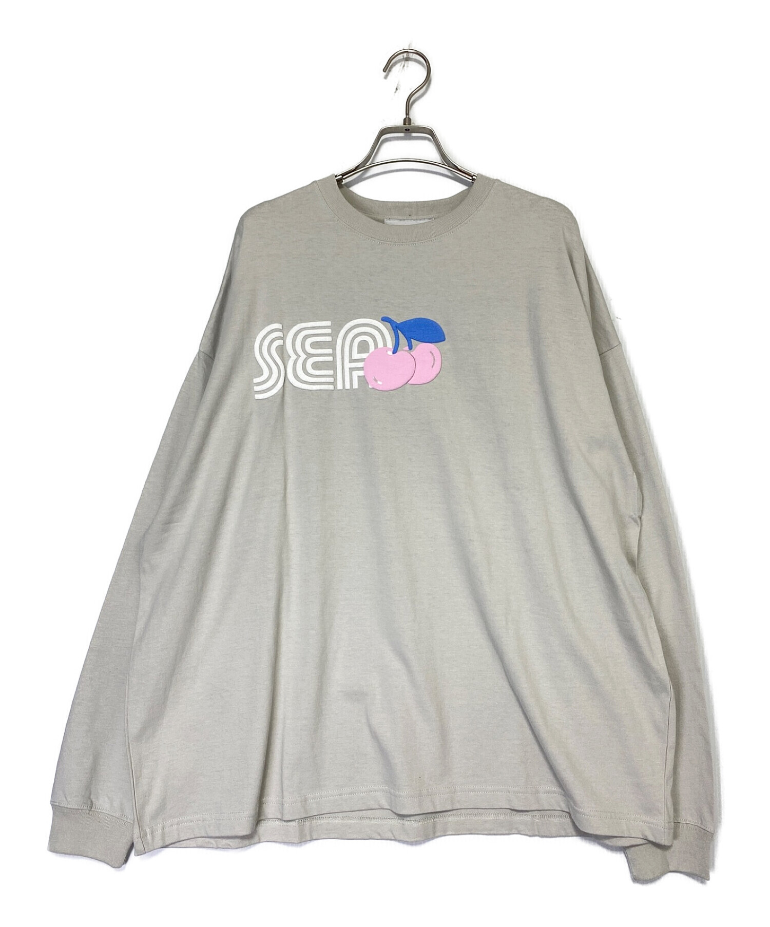 WIND AND SEA (ウィンダンシー) KISSADOPE L/S T-SHIRT ライトグレー サイズ:M 未使用品