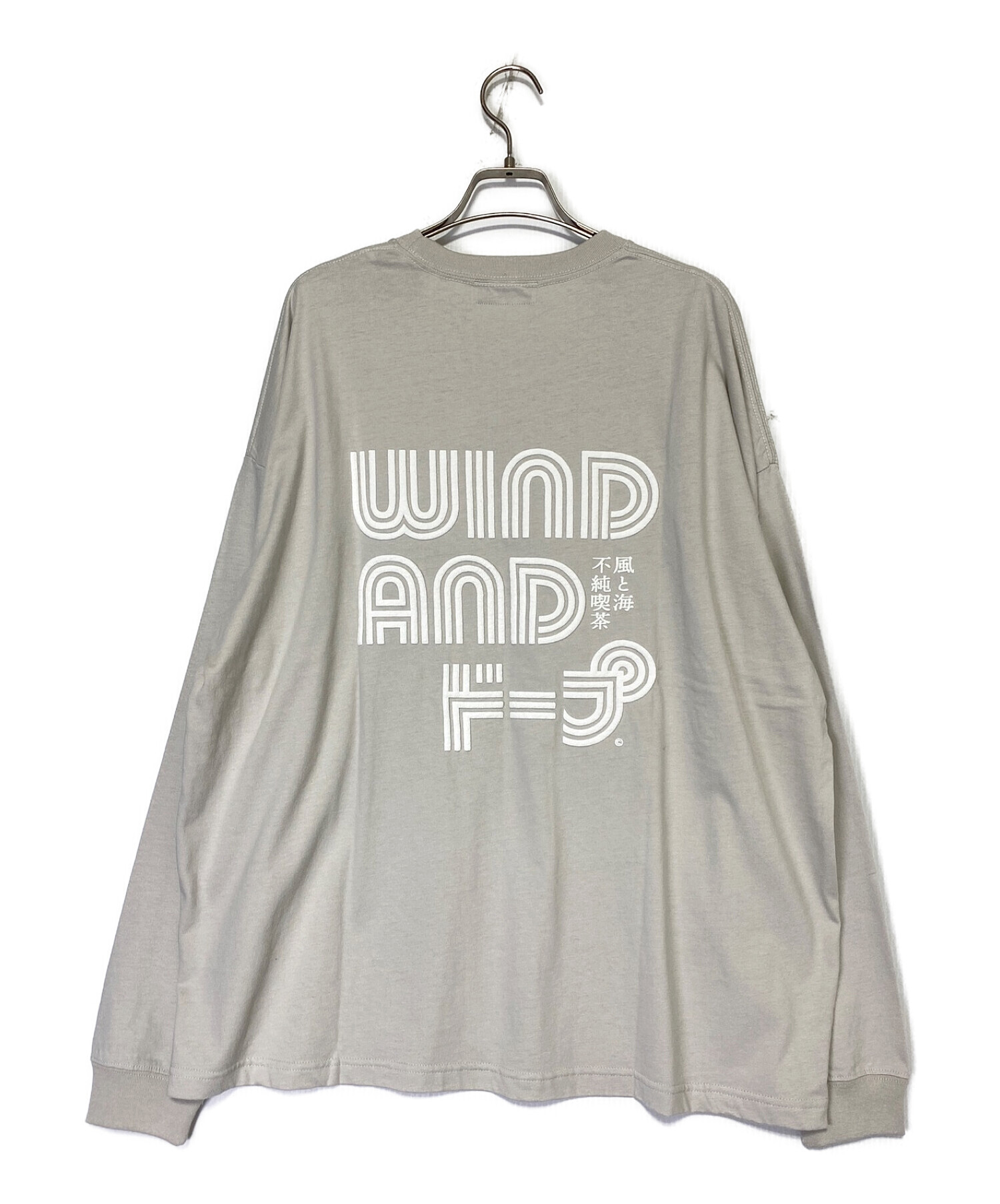 WIND AND SEA (ウィンダンシー) KISSADOPE L/S T-SHIRT ライトグレー サイズ:M 未使用品