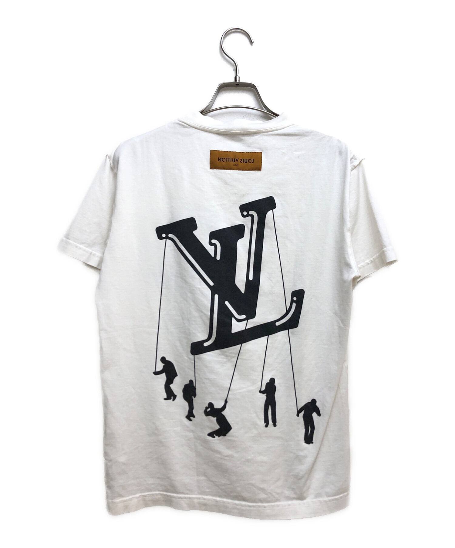 LOUIS VUITTON (ルイ ヴィトン) フロウティング LV プリンテッド Tシャツ ホワイト サイズ:S