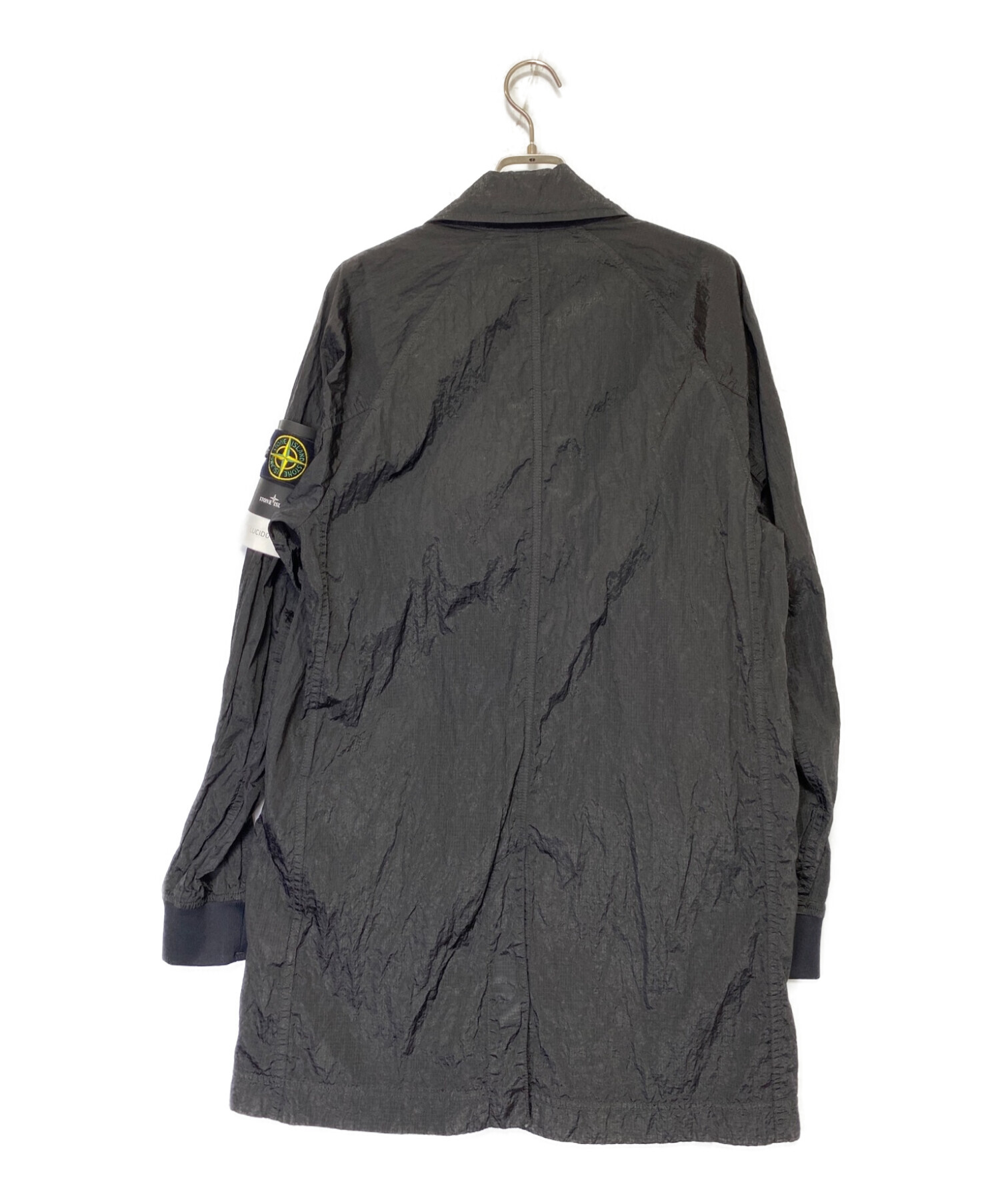 中古・古着通販】STONE ISLAND (ストーンアイランド) Nylon Metal Mac Jacket ブラック サイズ:S 未使用品｜ブランド・古着通販  トレファク公式【TREFAC FASHION】スマホサイト