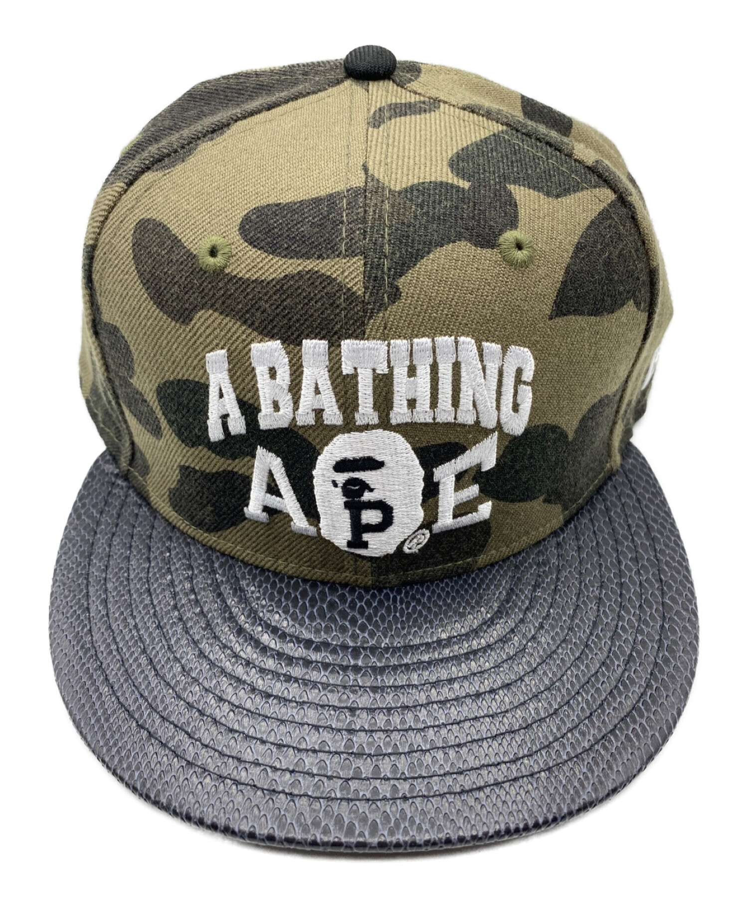 A BATHING APE (アベイシングエイプ) 1ST CAMO NEW ERA 9FIFTY CAP カーキ サイズ:MEDIUM/LARGE  未使用品