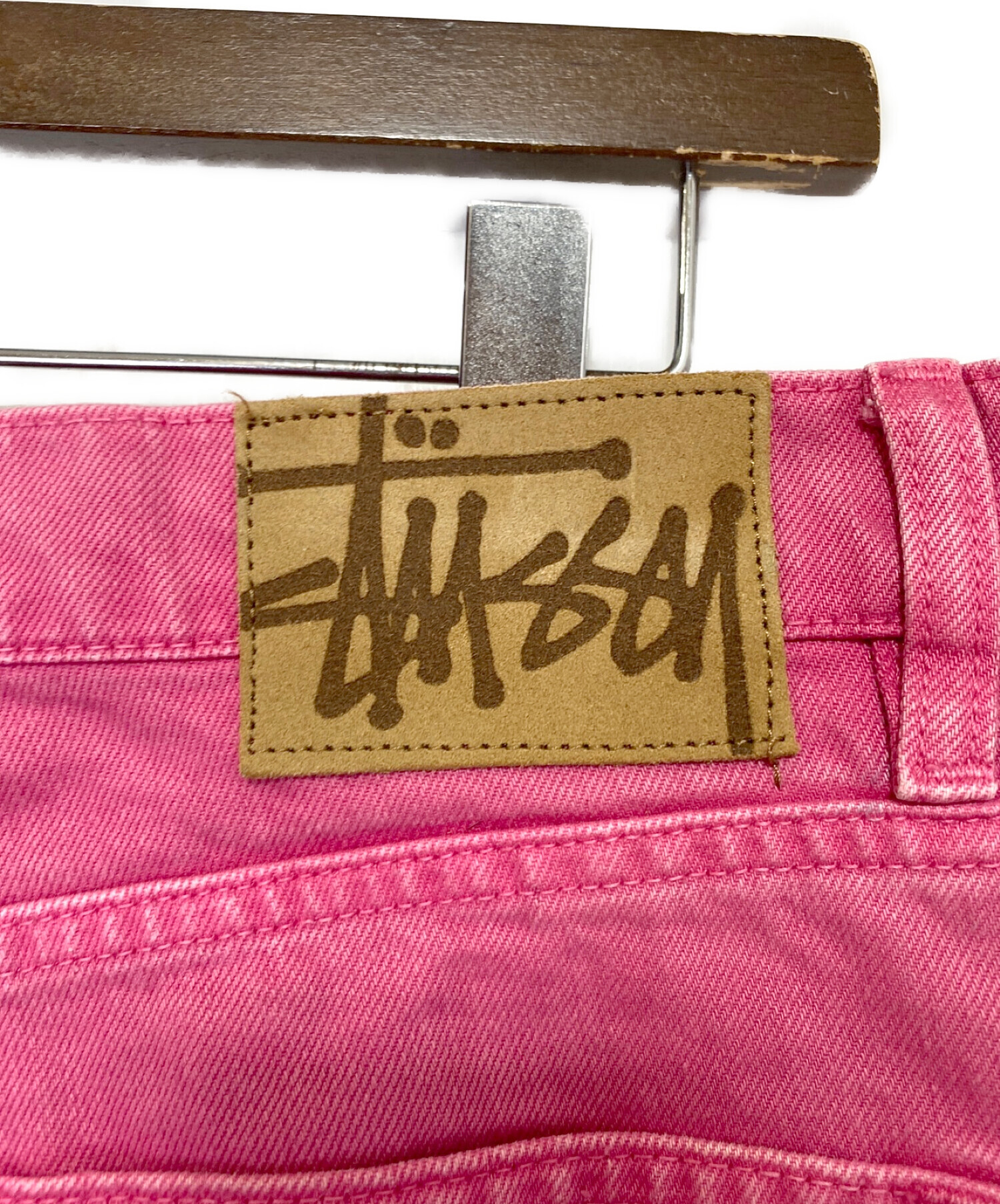 stussy (ステューシー) BIG OL JEAN ショッキングピンク サイズ:30