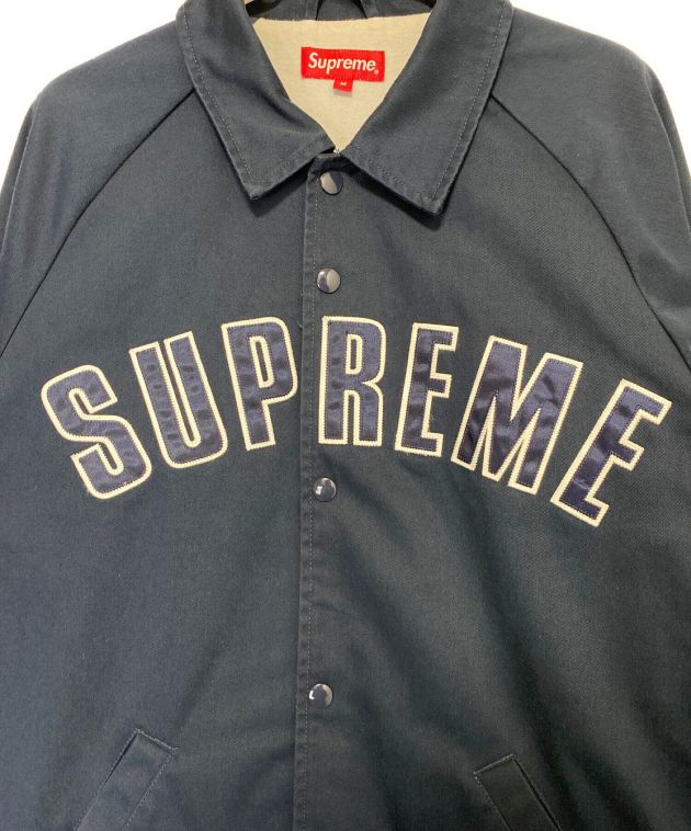 SUPREME (シュプリーム) Twill Coaches Jacket ネイビー サイズ:M