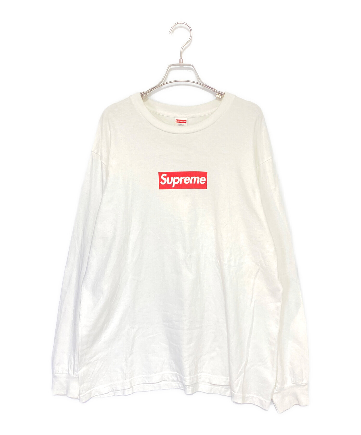 中古・古着通販】SUPREME (シュプリーム) Box Logo L/S Tee ホワイト