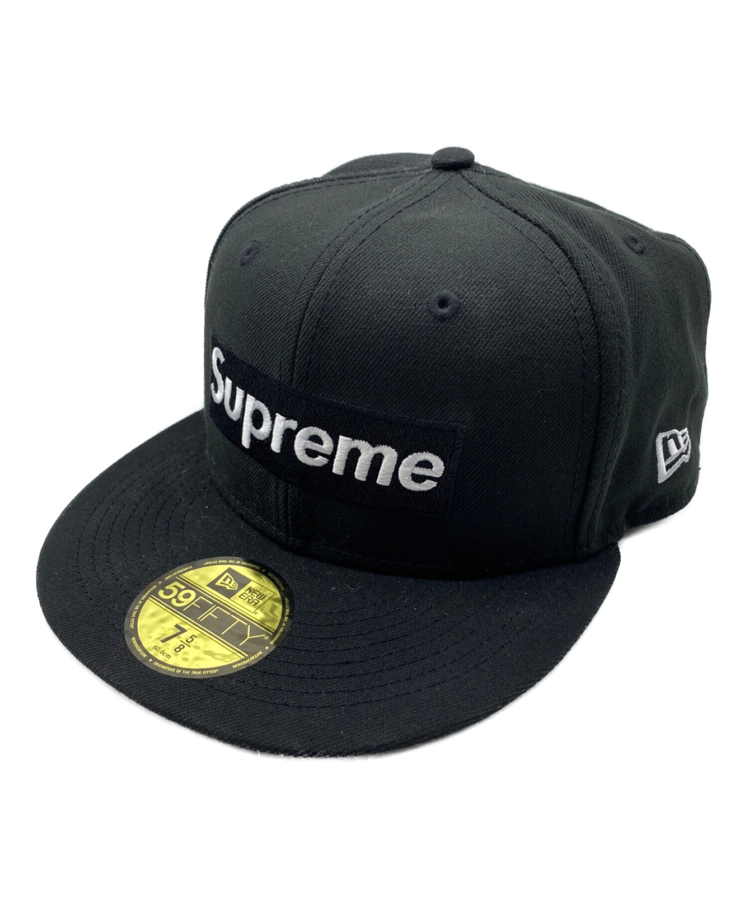 SUPREME (シュプリーム) Money Box Logo Cap ブラック サイズ:7 5/8 (60.6cm)