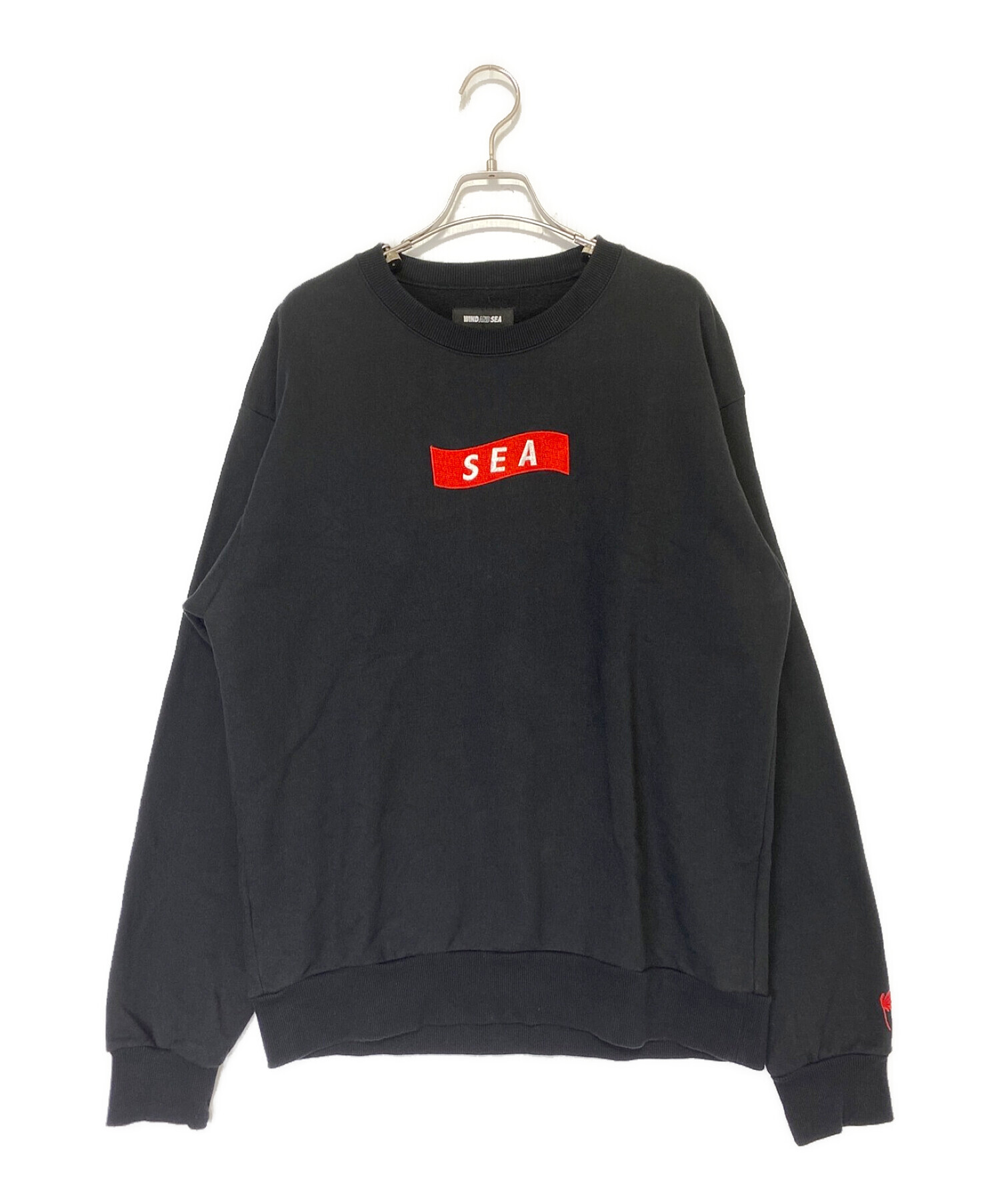 WIND AND SEA(ウィンダンシー) サイズ:L Crewneck ビッグロゴプリント ...