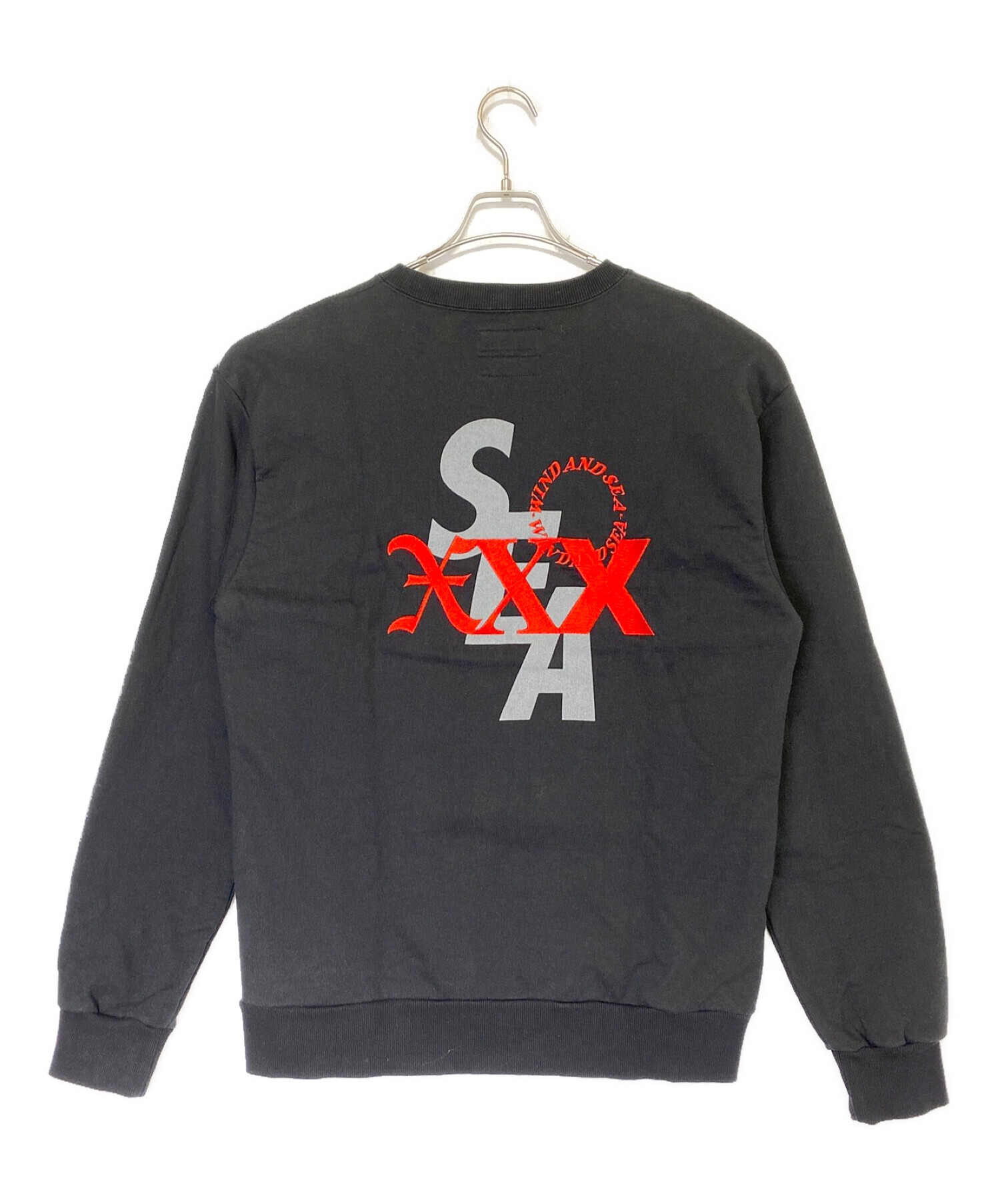 WIND AND SEA (ウィンダンシー) WDS CREWNECK ブラック サイズ:L