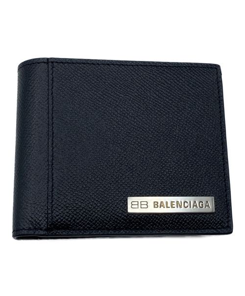 中古・古着通販】BALENCIAGA (バレンシアガ) プレートロゴウォレット