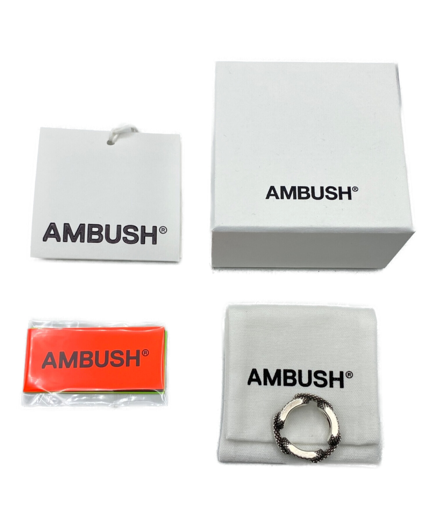 AMBUSH (アンブッシュ) TEXTURED CHAIN RING サイズ:XL (20号)