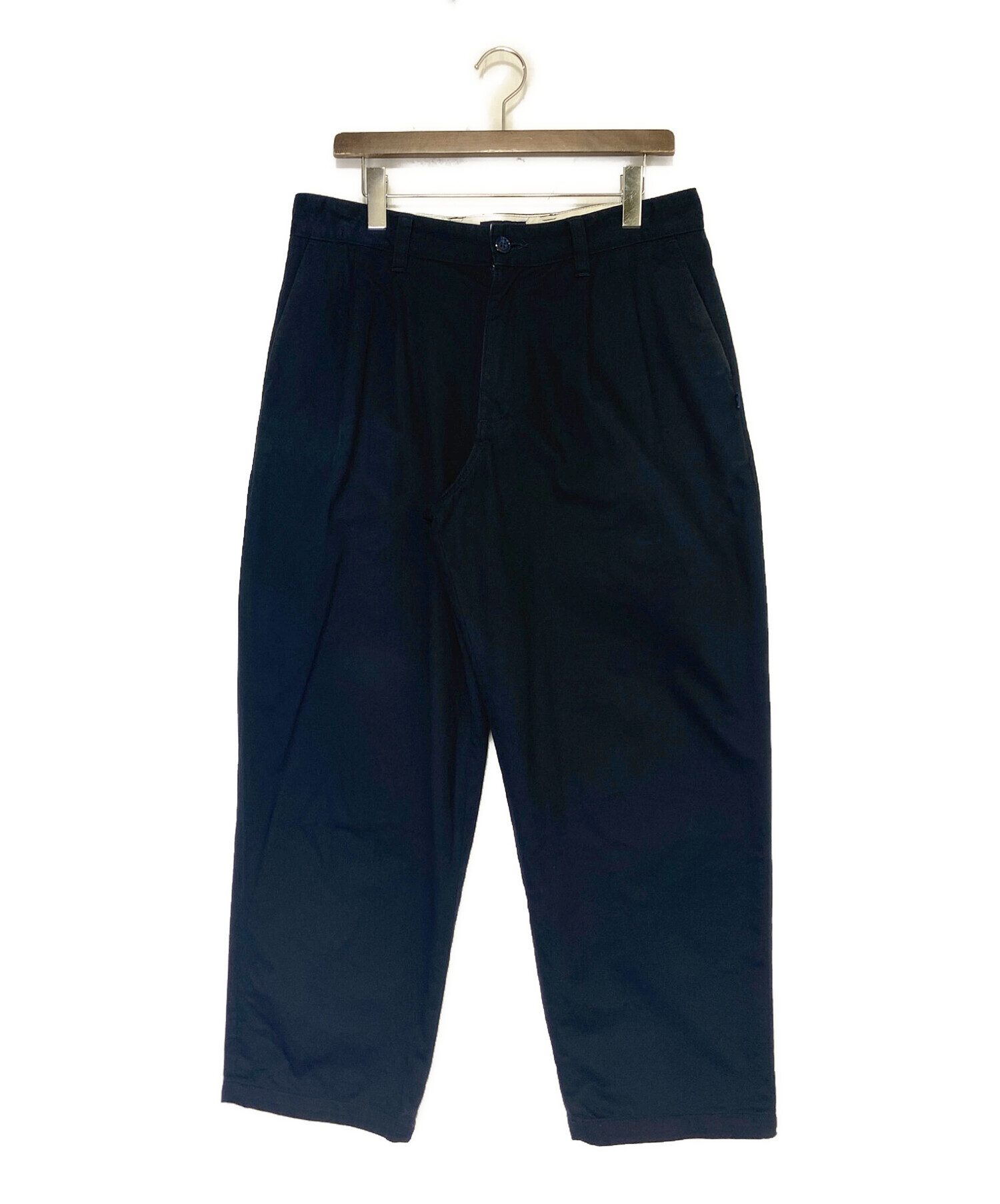 DESCENDANT (ディセンダント) DC-6 TWILL TROUSERS ネイビー サイズ:3