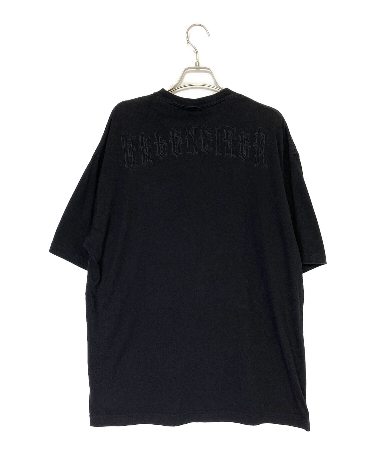 【正品】BALENCIAGA バレンシアガブラックTシャツです Lサイズ袖丈27