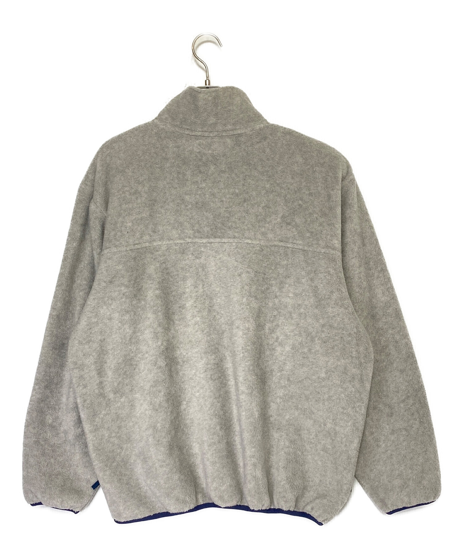 SO NAKAMEGURO (ソウ ナカメグロ) FLEECE SNAP PULLOVER ライトグレー サイズ:XL