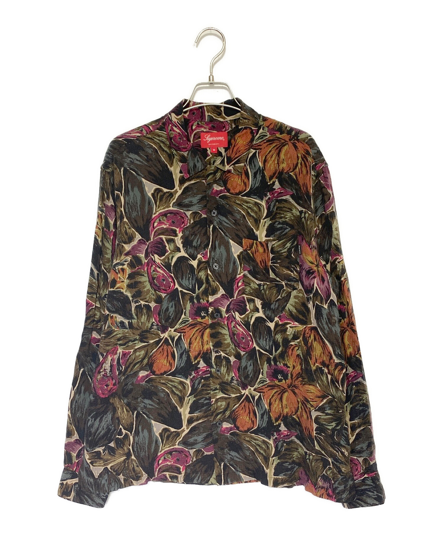 M supreme Painted Floral Rayon Shirtメンズ