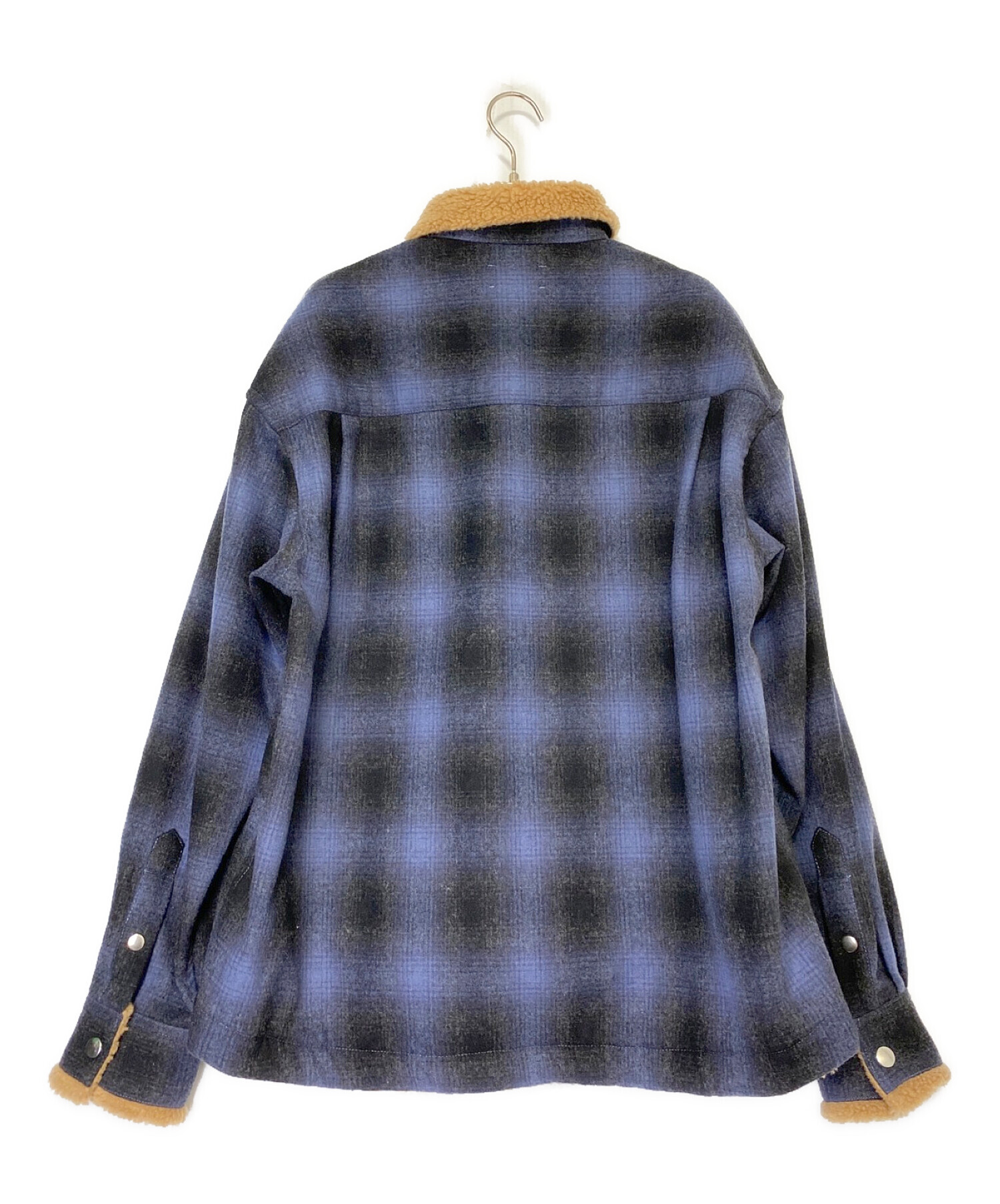 MINDSEEKER (マインドシーカー) Boa Check Shirt ブルー サイズ:46