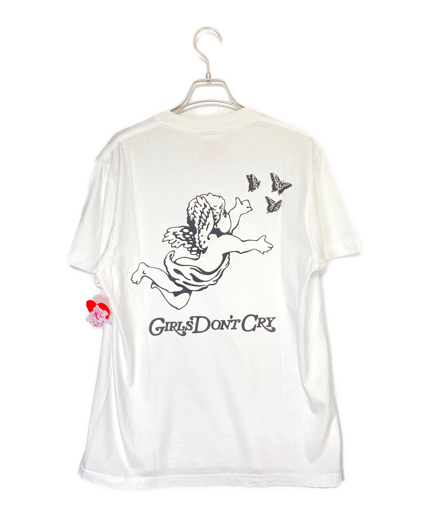 GIRLS DON'T CRY (ガールズドントクライ) ANGEL Tシャツ ホワイト サイズ:M 未使用品