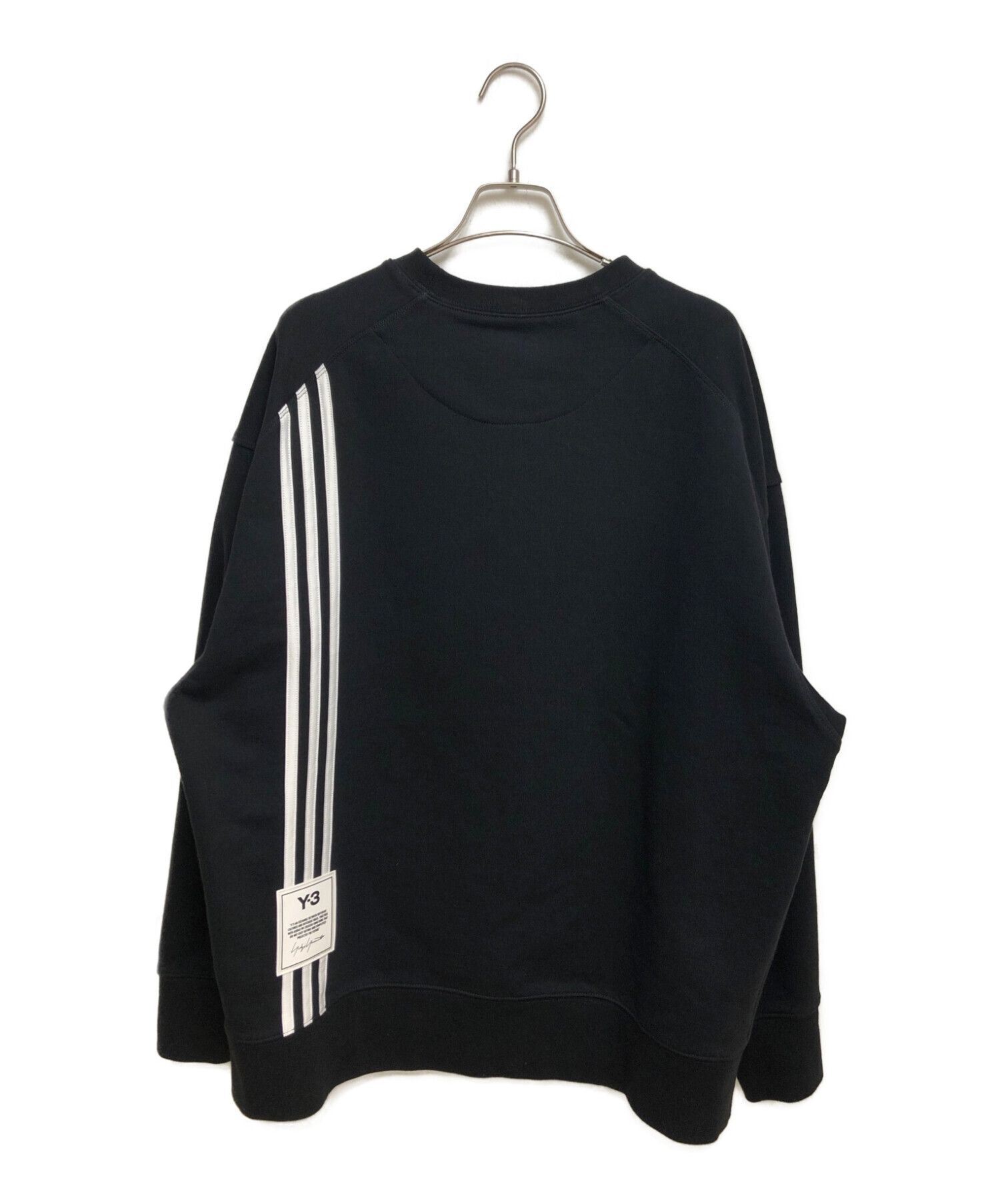 Y-3 (ワイスリー) M 3 STP TERRY CREW SWEATSHIRT ブラック サイズ:M