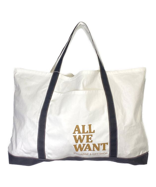 中古・古着通販】AWW Magazine (アウウマガジン) Tote Bag ホワイト サイズ:-｜ブランド・古着通販 トレファク公式【TREFAC  FASHION】スマホサイト