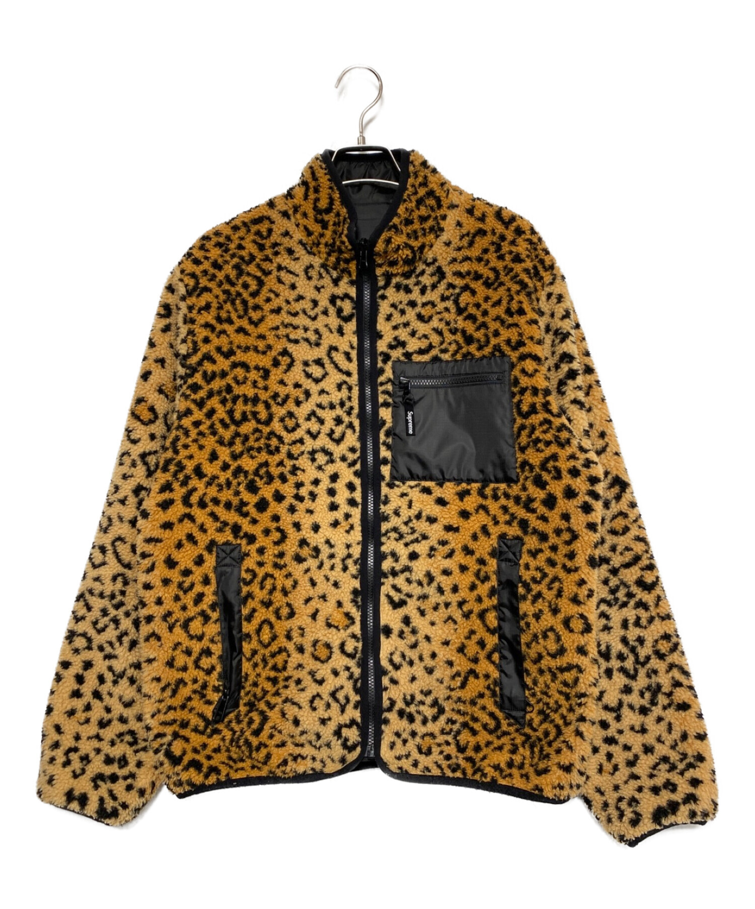 タグ表記Ｍサイズsupreme leopard Fleece Jacket