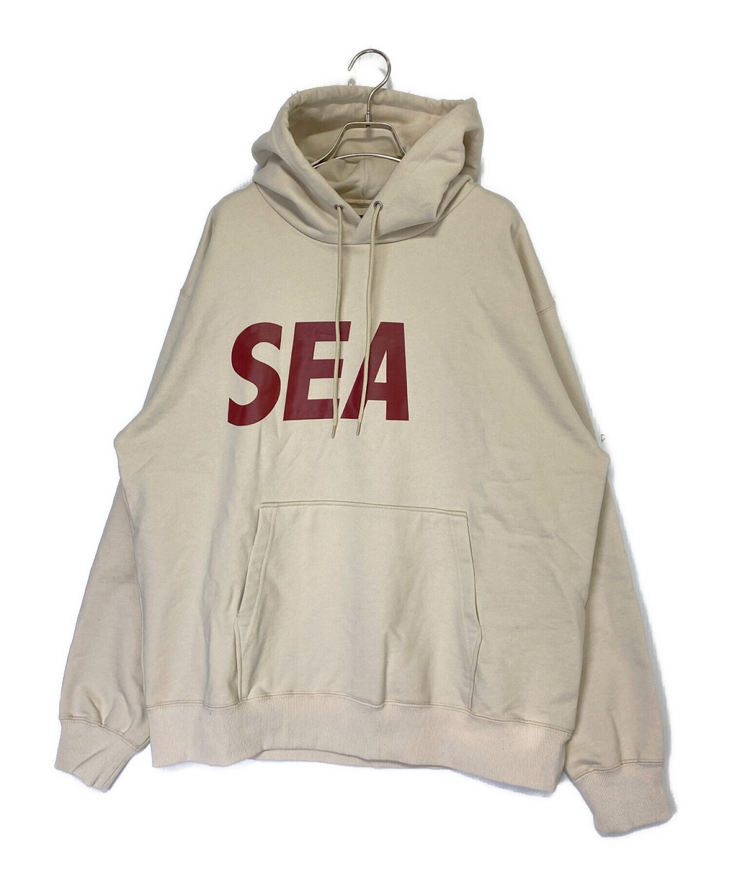 WIND AND SEA Hoodie / Taupe-Bordeaux
