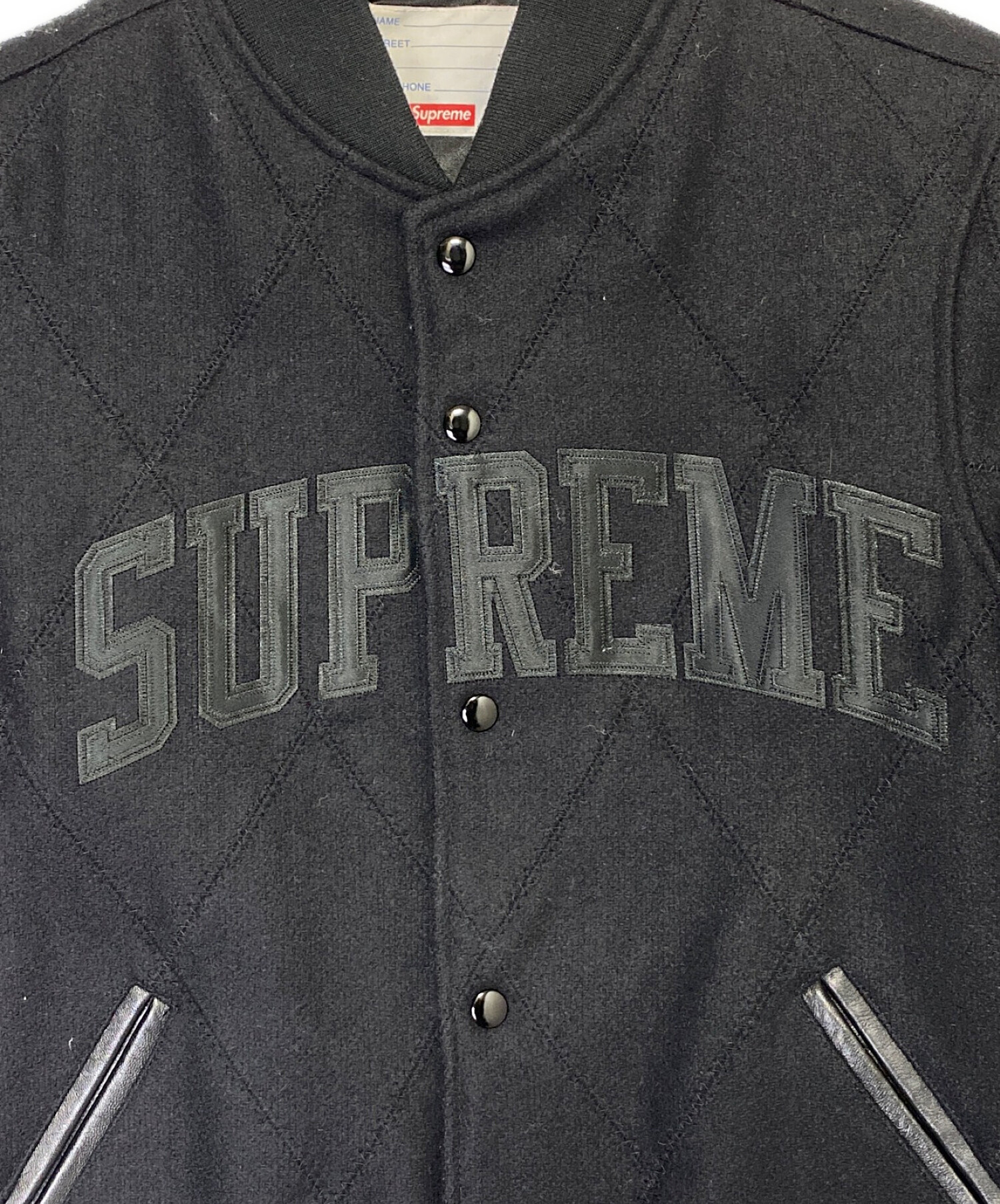 Supreme harlequin wool varsity jacket M - スタジャン