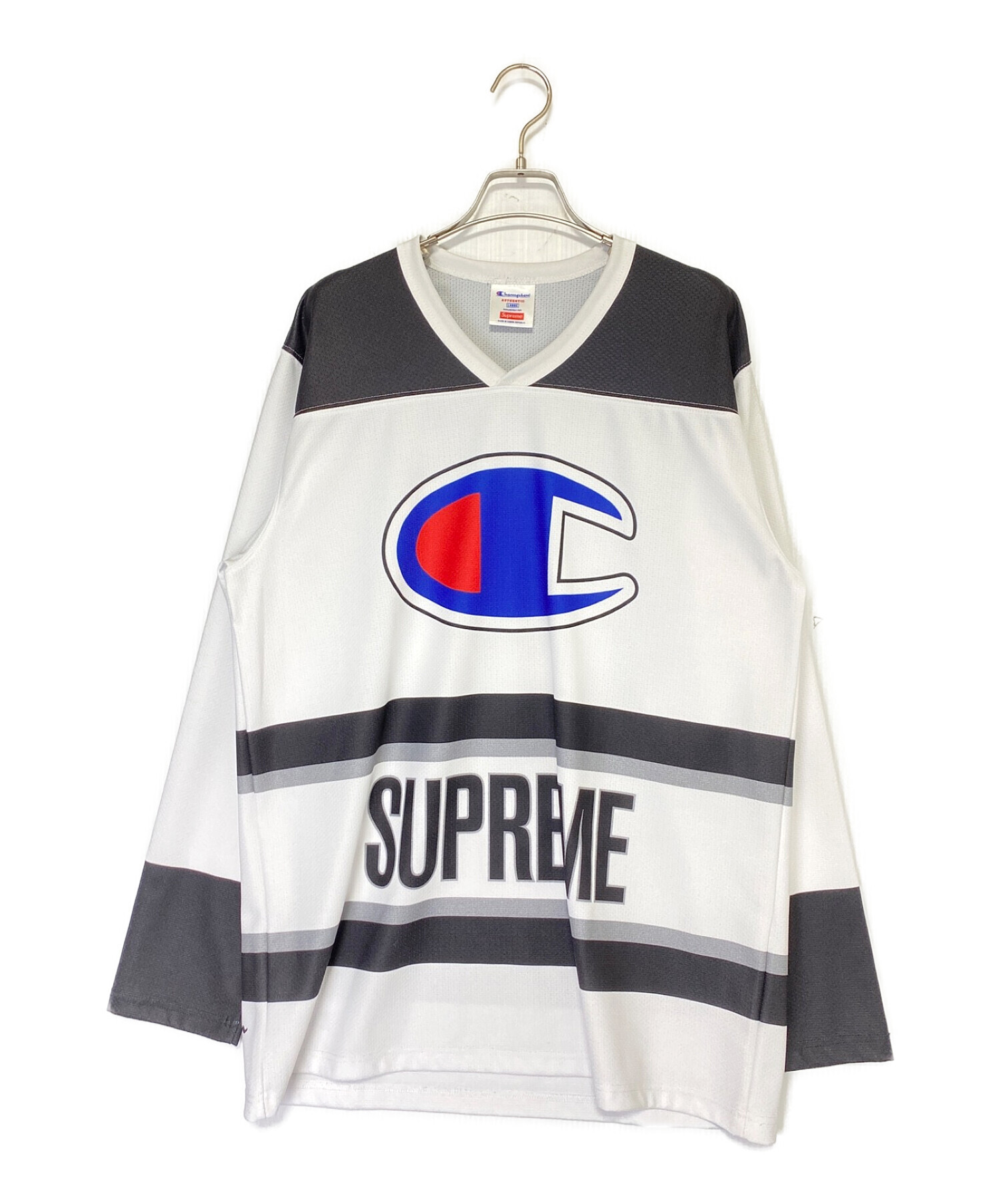 Supreme × Champion (シュプリーム×チャンピオン) Hockey Top ホワイト サイズ:L