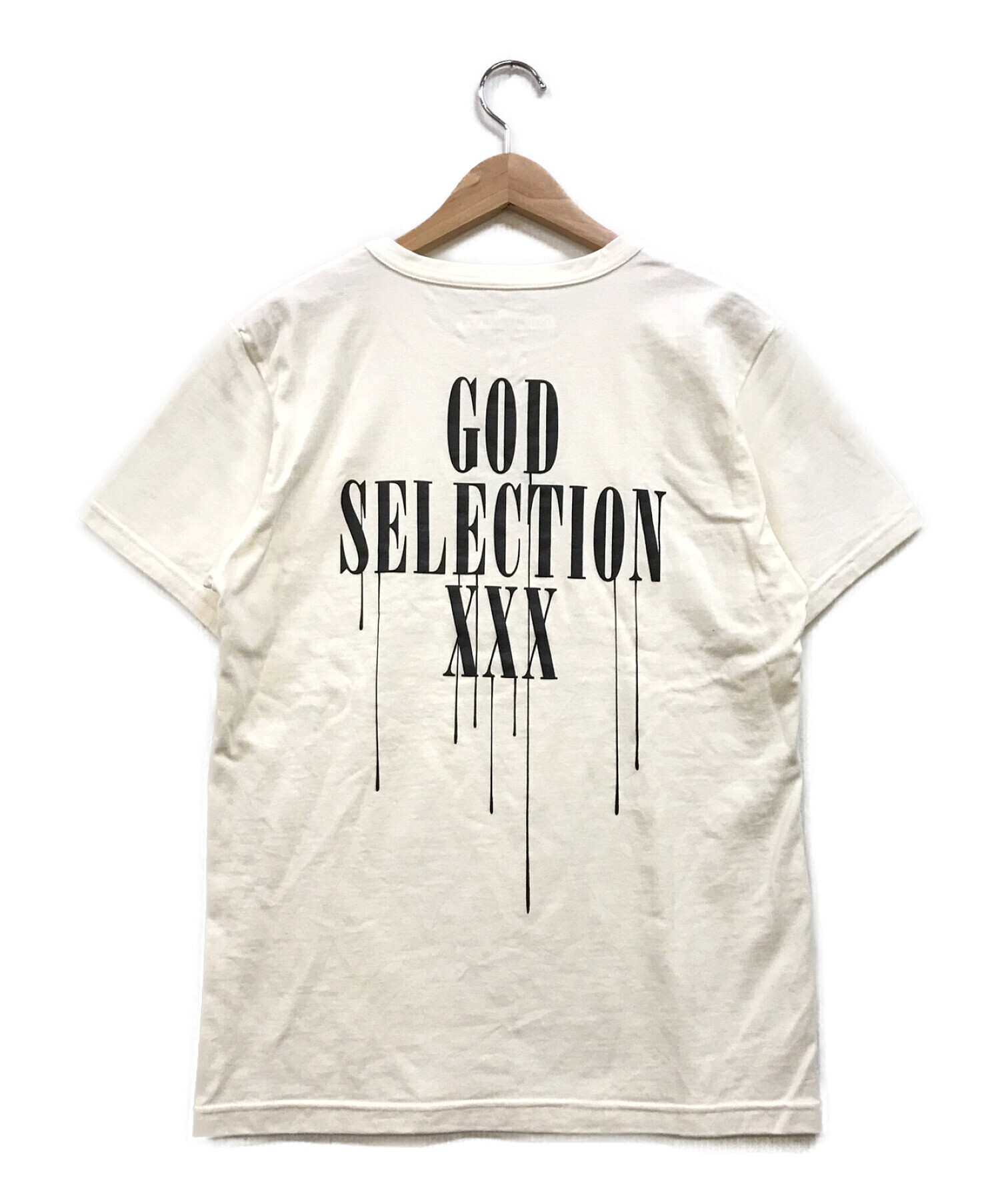 GOD SELECTION XXX (ゴッドセレクショントリプルエックス) ミーガンフォックス プリントTシャツ ホワイト サイズ:M